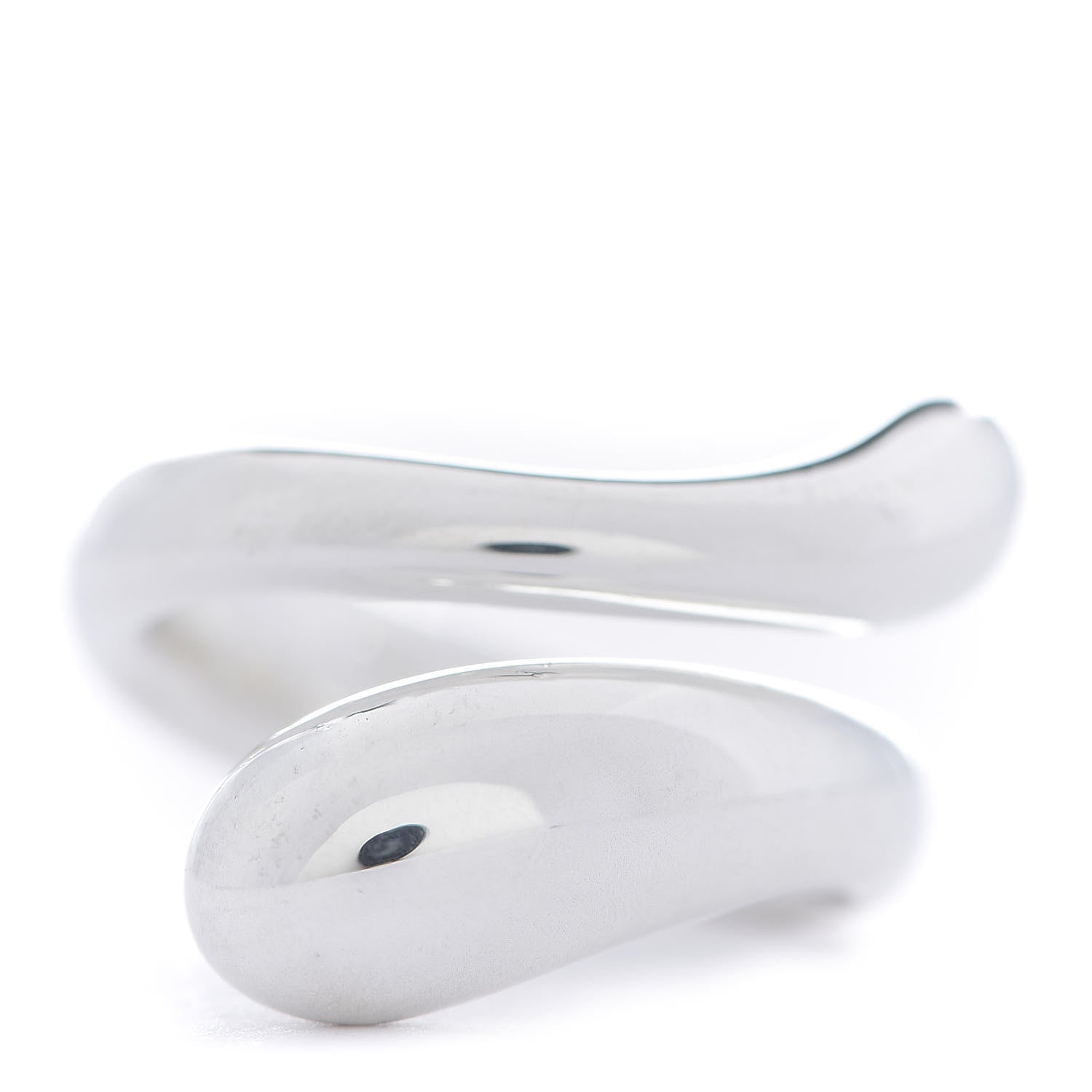 Tiffany Sterling Silver Elsa Peretti Teardrop Ring 47 4 1 of 5