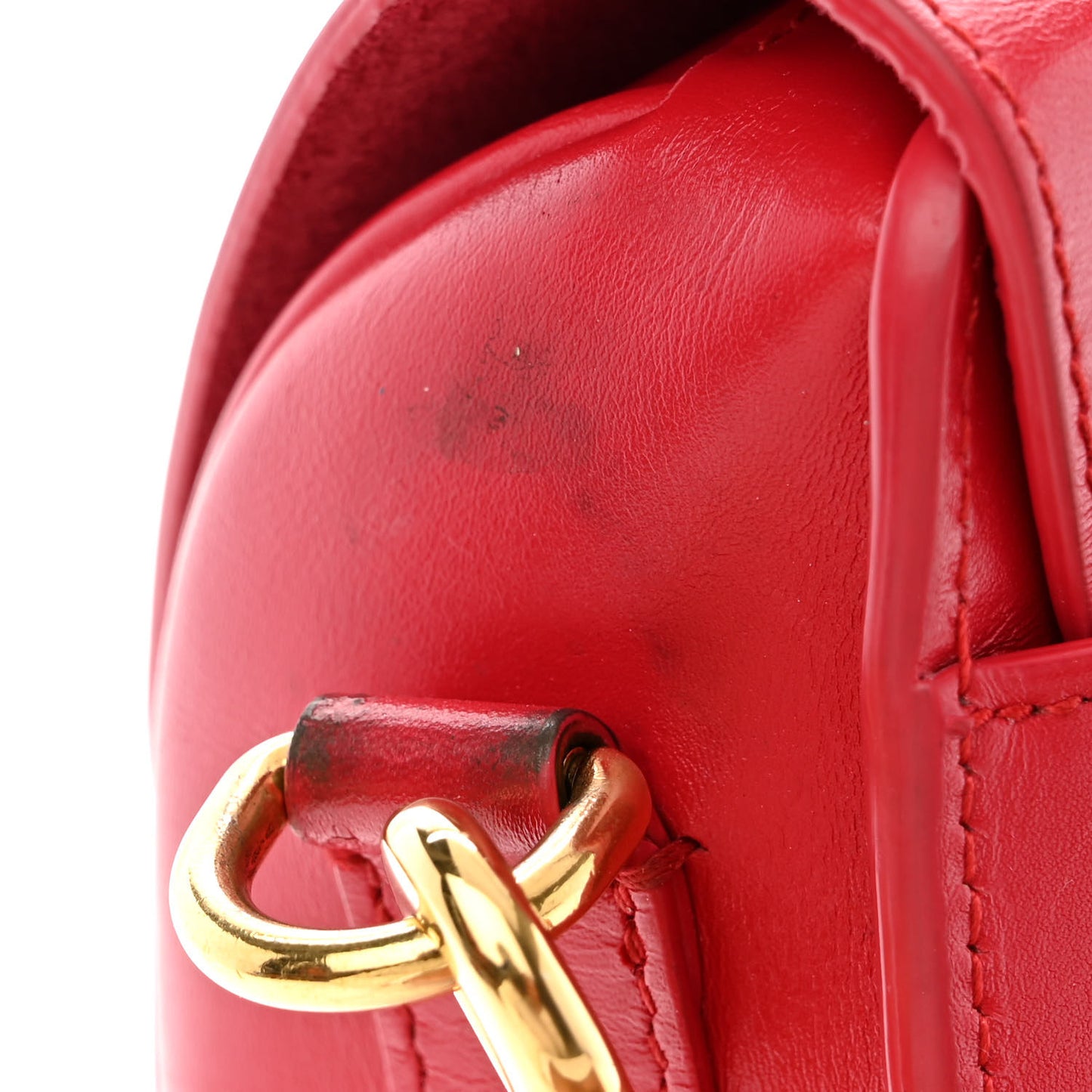 Box Calfskin Medium Bobby Flap Raspberry