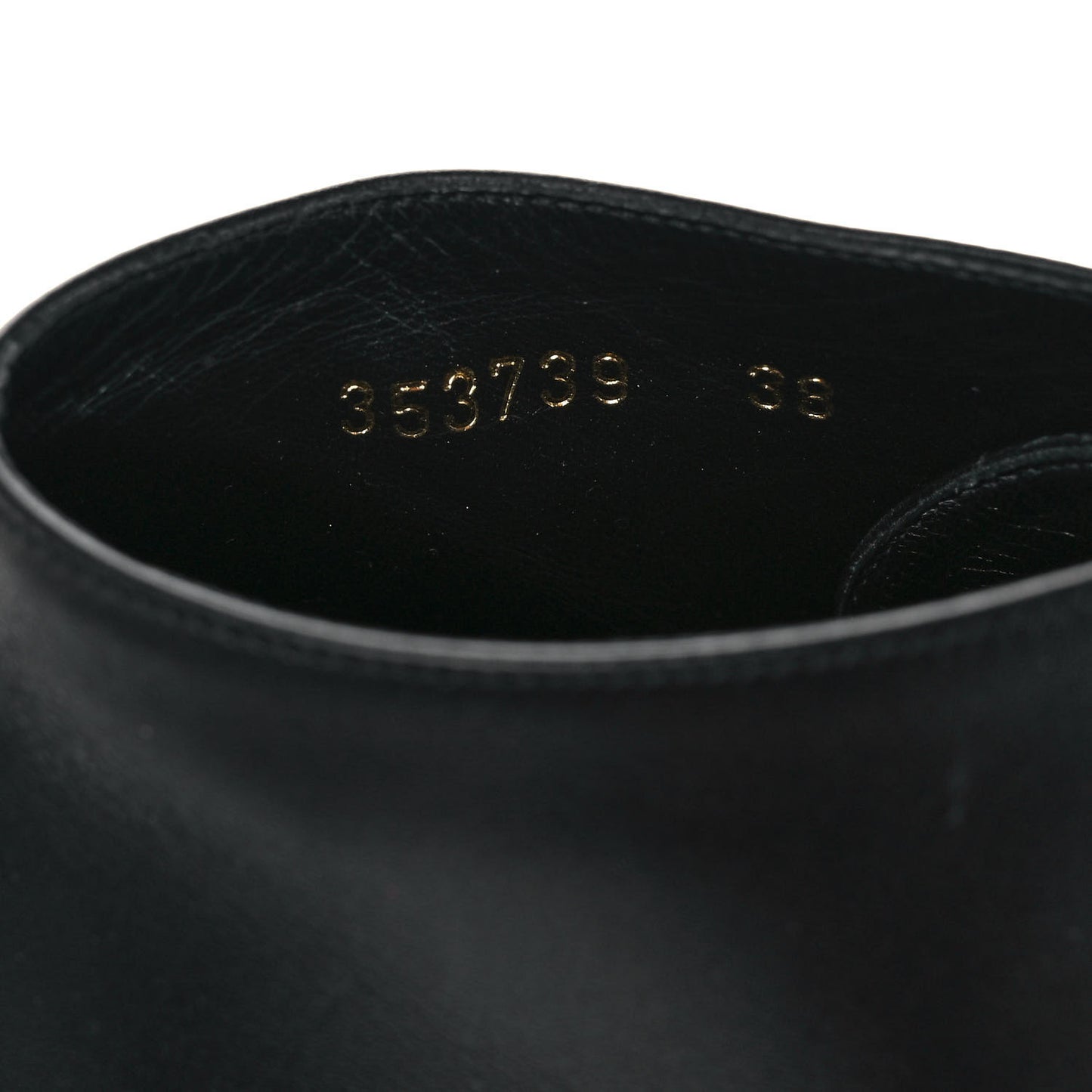 Calfskin Lifford Lace Up Platform Ankle Boots 38 Black