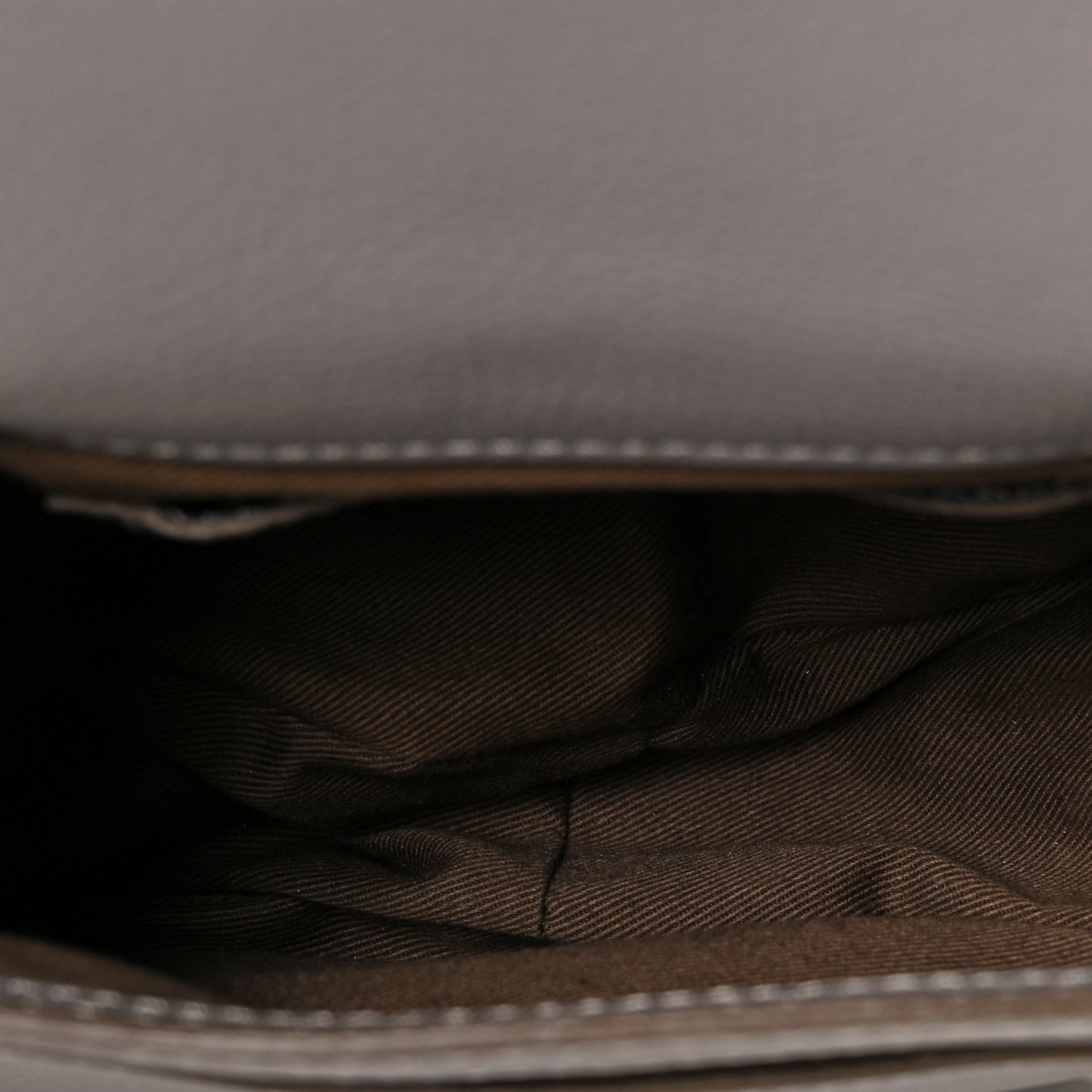 Calfskin Mini Marcie Round Crossbody Bag Cashmere Grey