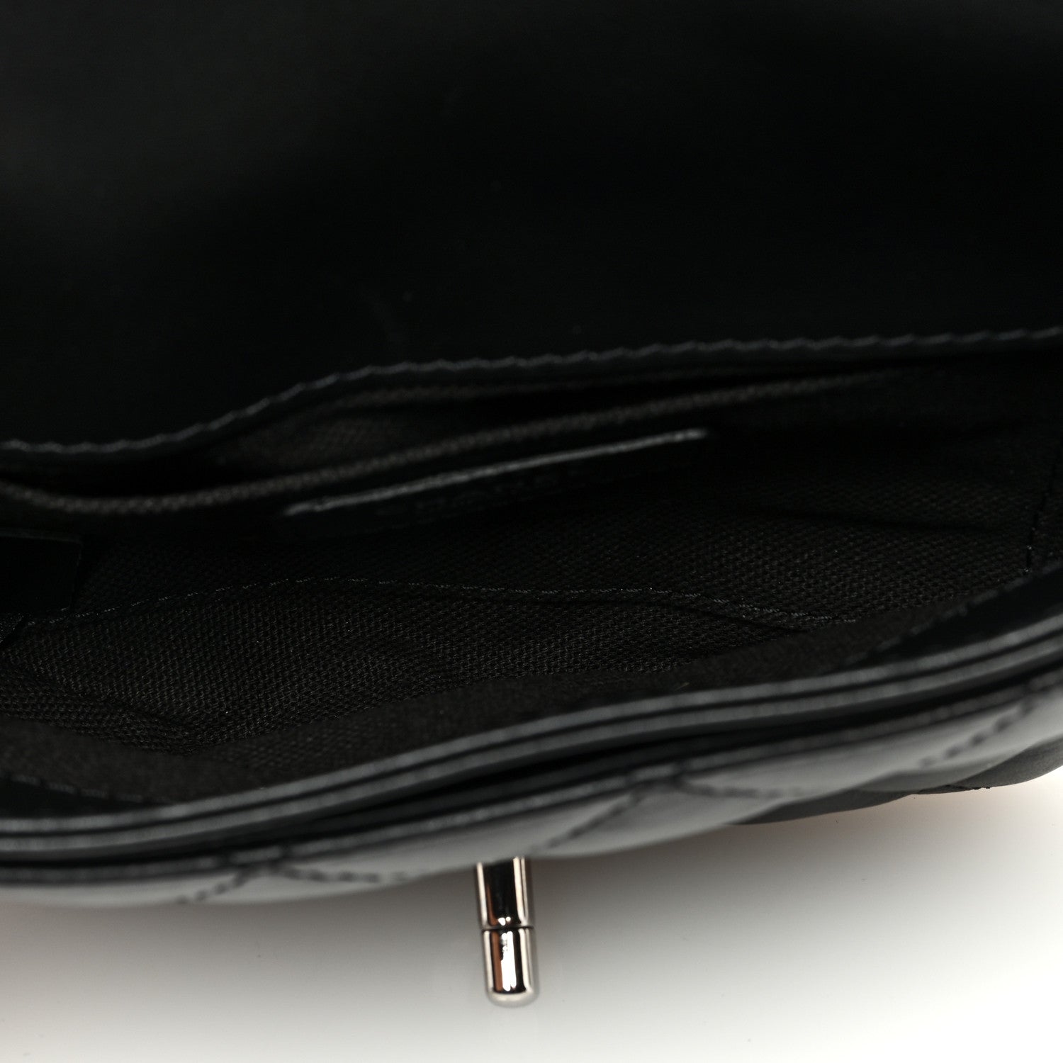 Chanel Calfskin Quilted CC Uniform Flap Belt Bag Black 5 of 10