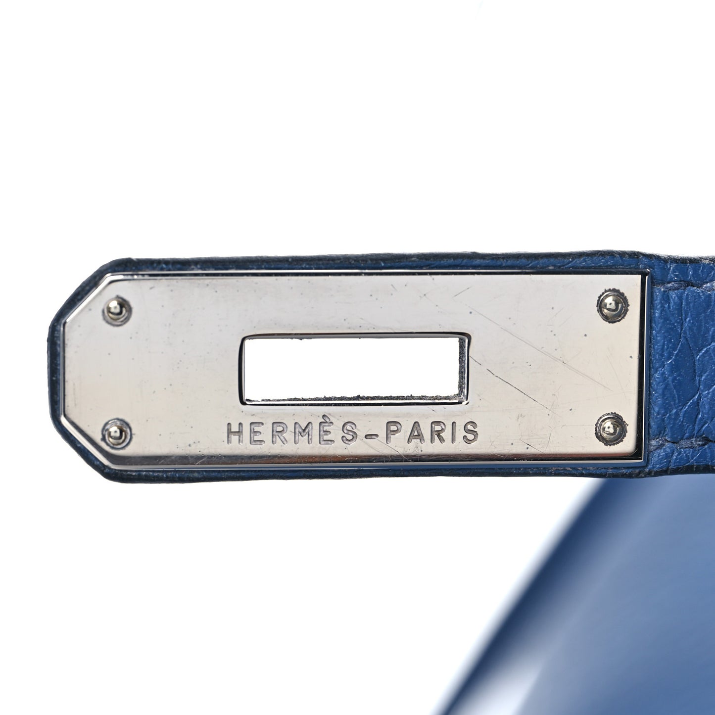 Taurillon Clemence Birkin 35 Bleu Brighton