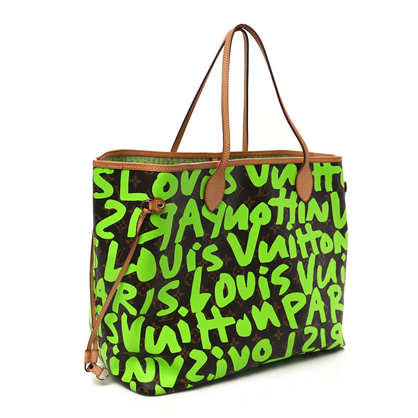 Monogram Graffiti Neverfull GM Green