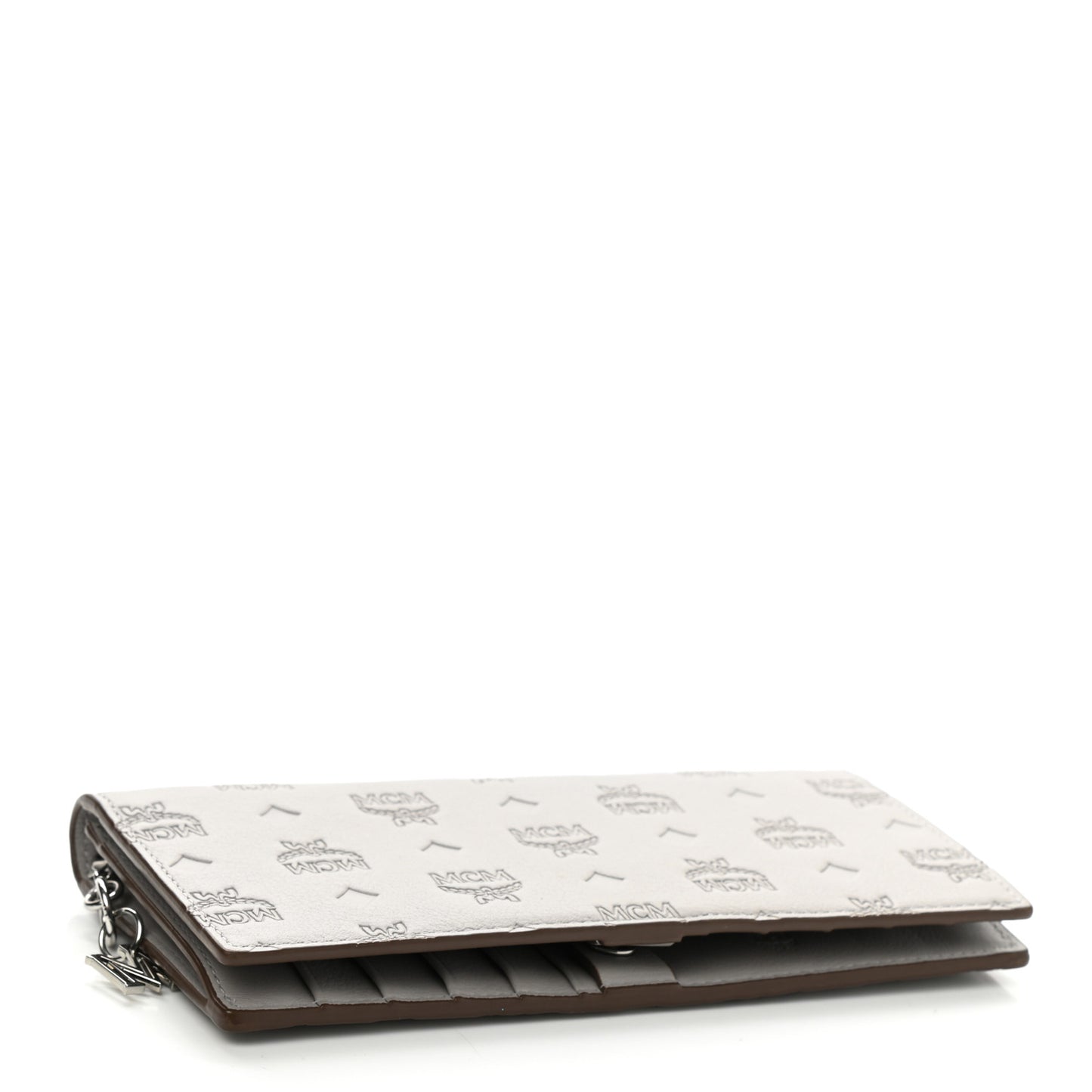 Calfskin Ottomar Large Klara Two Fold Wallet Dove