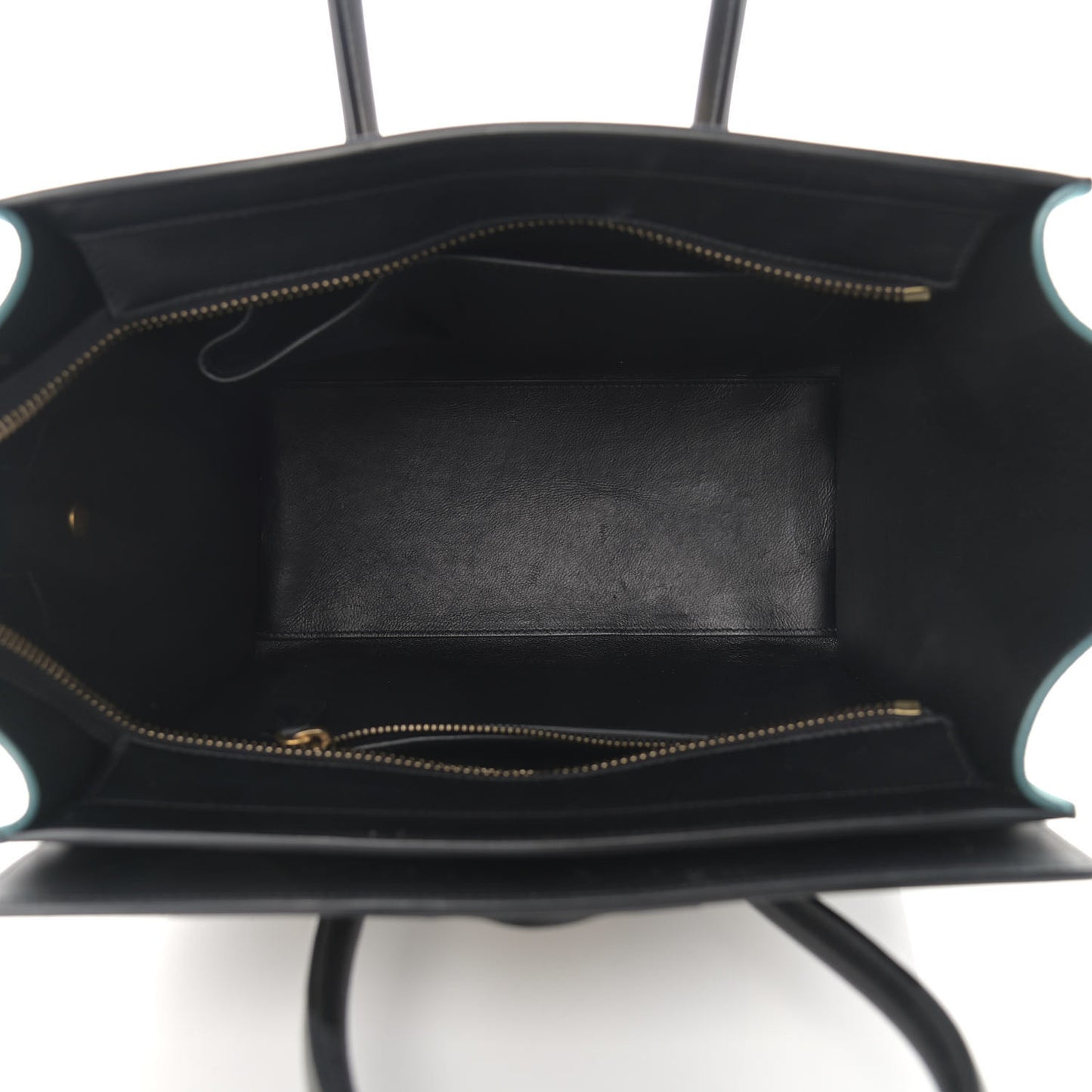 Bullhide Drummed Calfskin Micro Tri-Color Luggage Antarctic