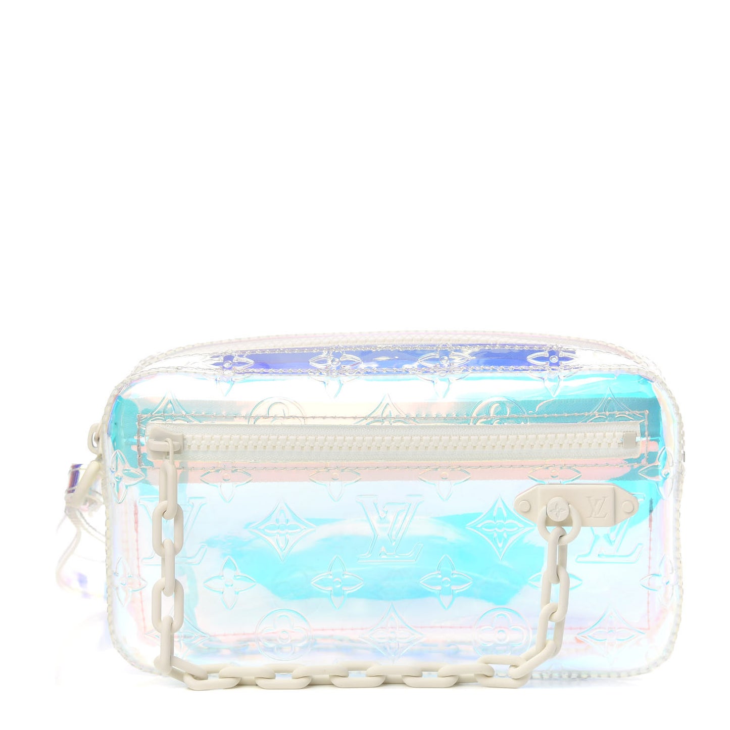 PVC Monogram Pochette Volga Iridescent Prism