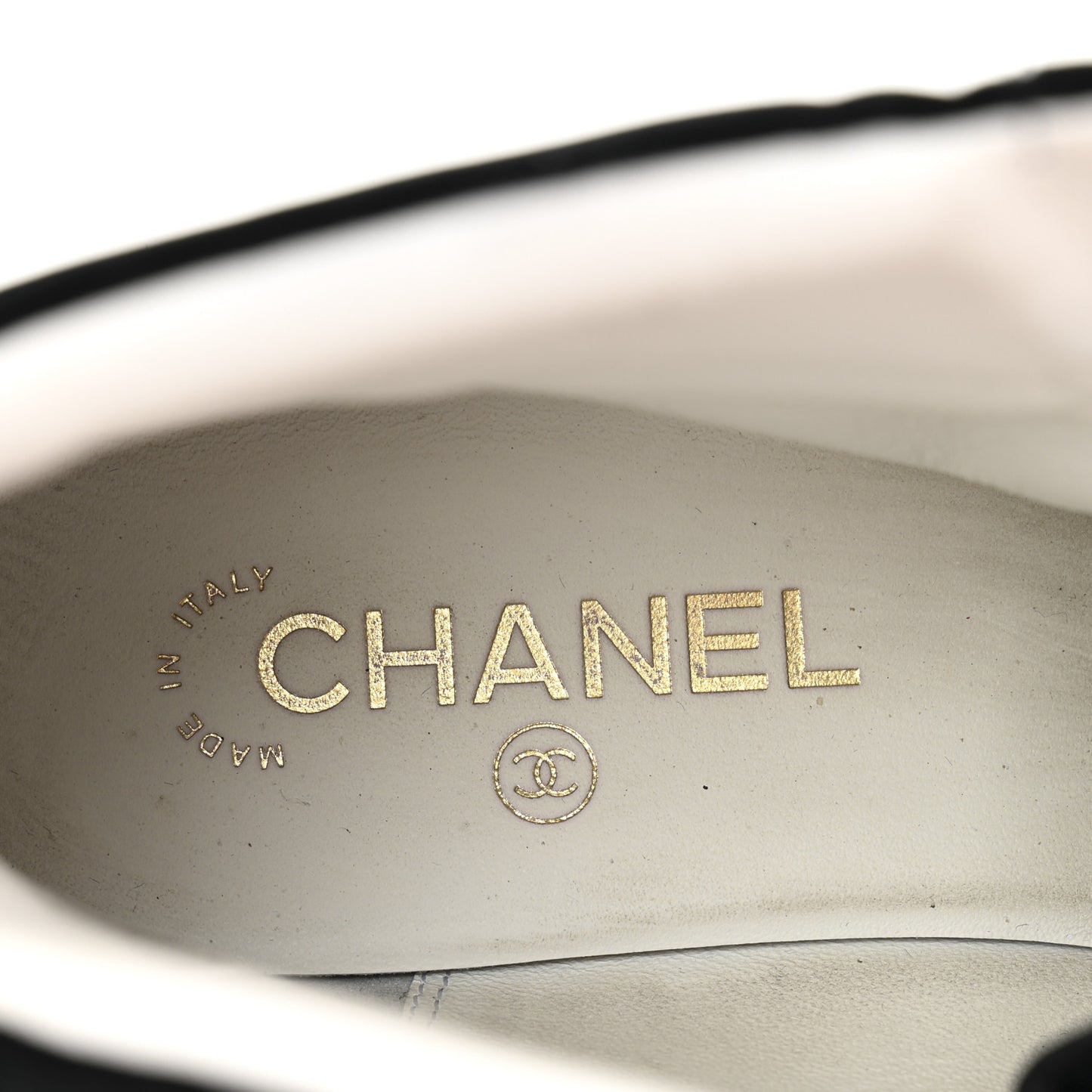 Velvet Chain Lace Up CC Short Boots 41 Black