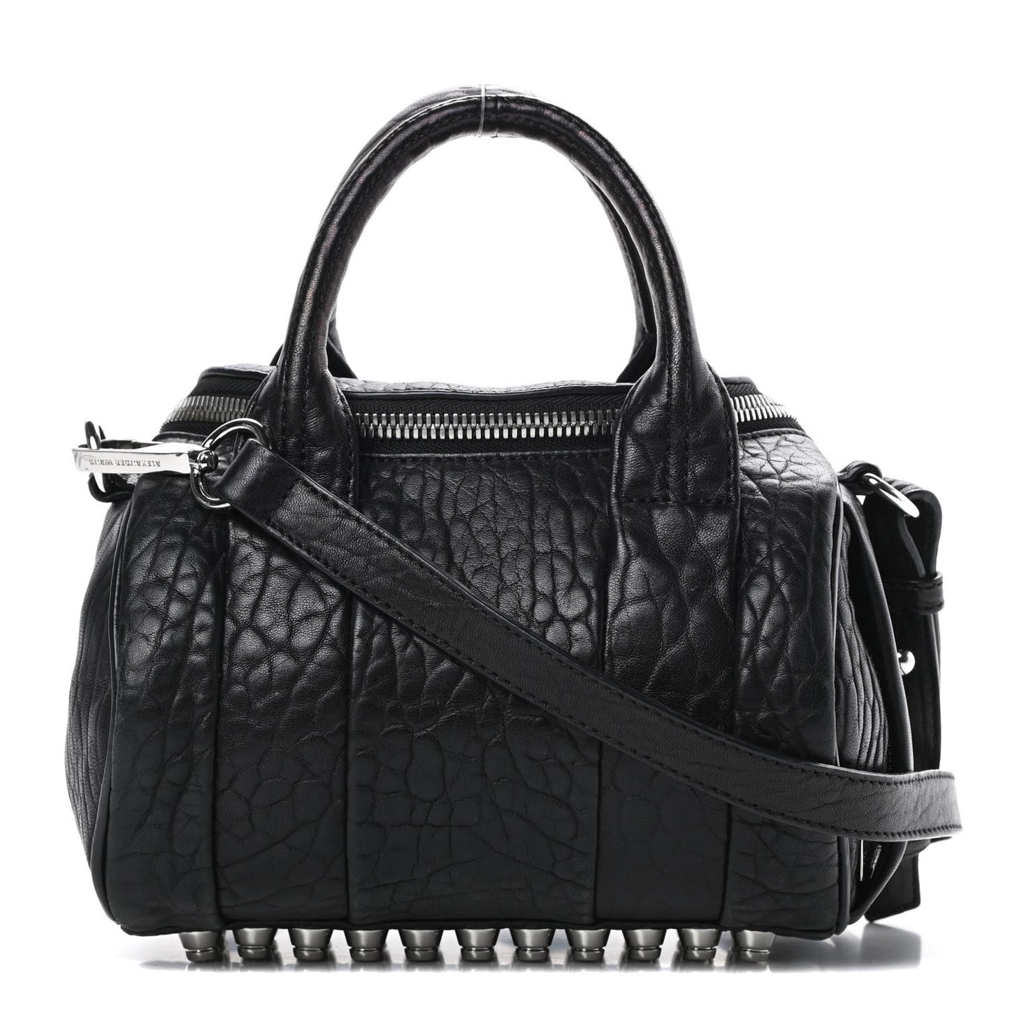 Pebbled Lambskin Mini Rockie Black Rhodium Hardware