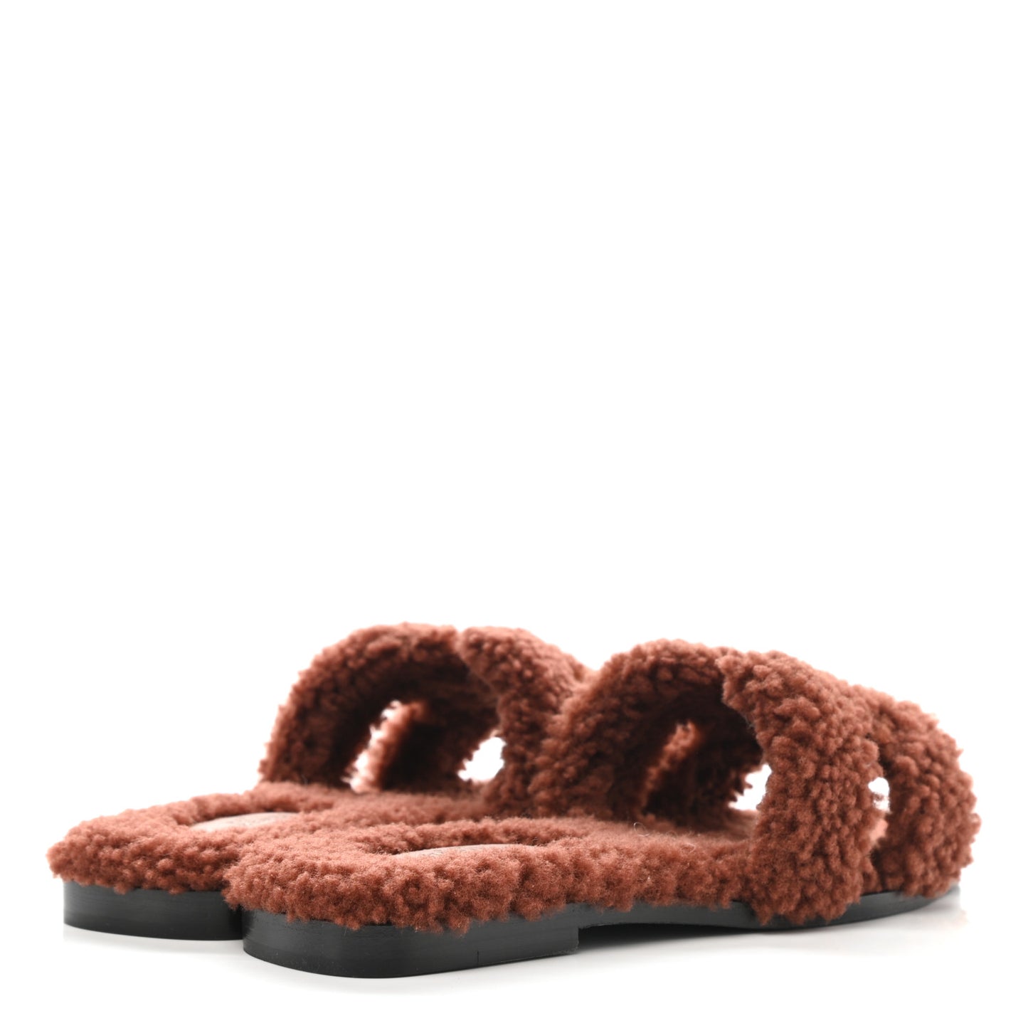 Woolskin Oran Sandals 36 Cognac