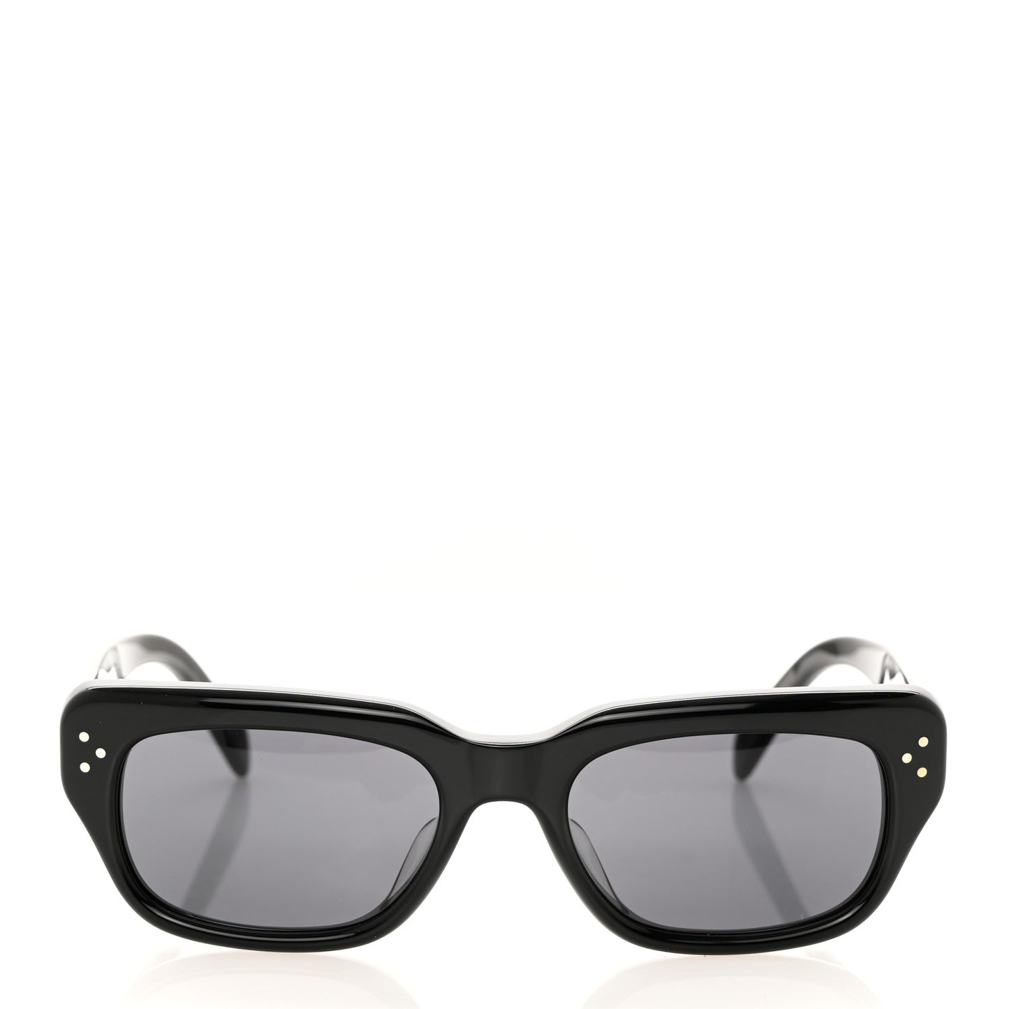 Acetate Rectangular Sunglasses CL40267U Black