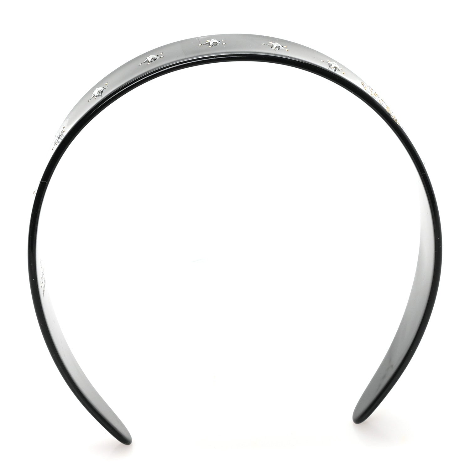 gucci カチューシャ　クリスタル インターロッキングG GUCCI（グッチ） クリスタル インターロッキングG ヘアバンド