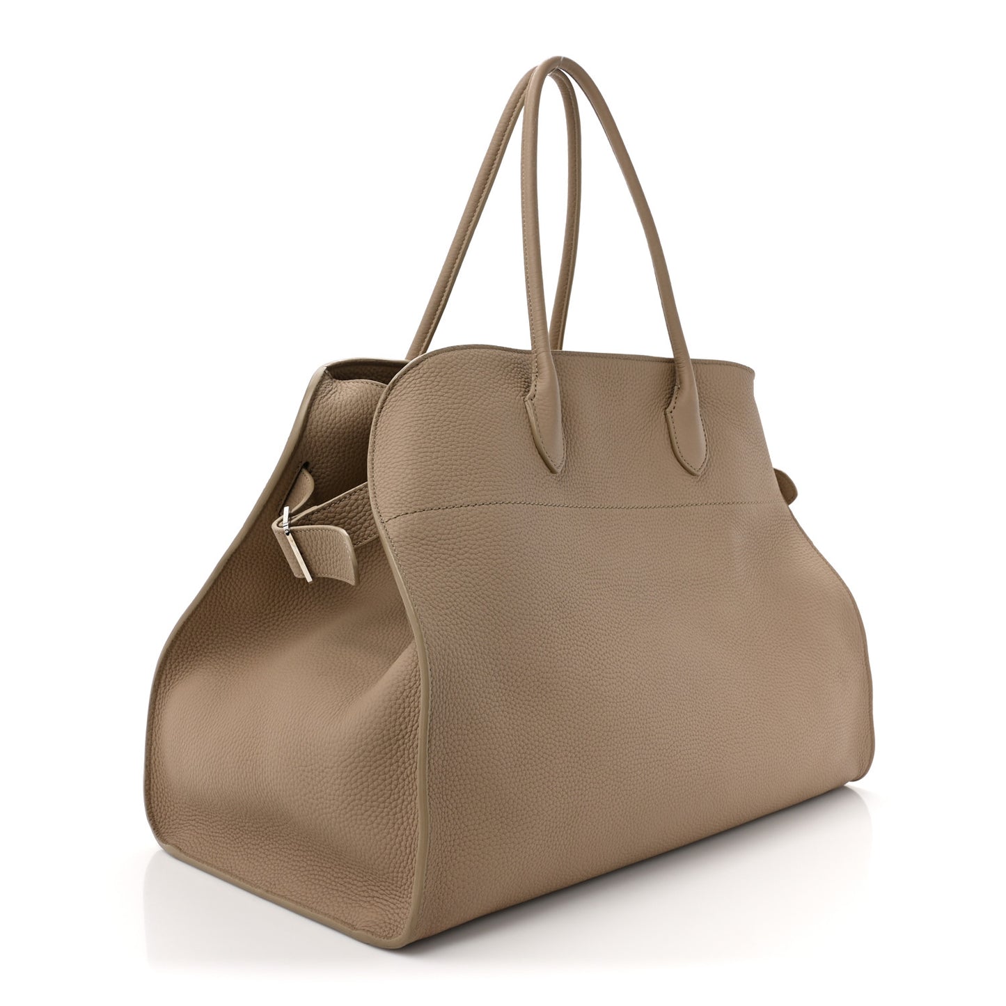 Grained Calfskin Soft Margaux 17 Dark Taupe