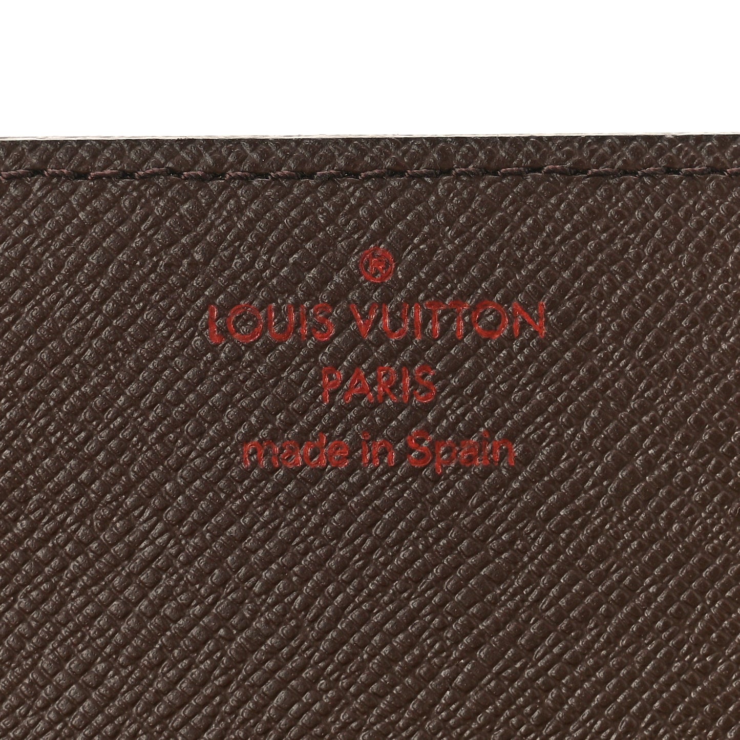 Damier Ebene Business Card Holder