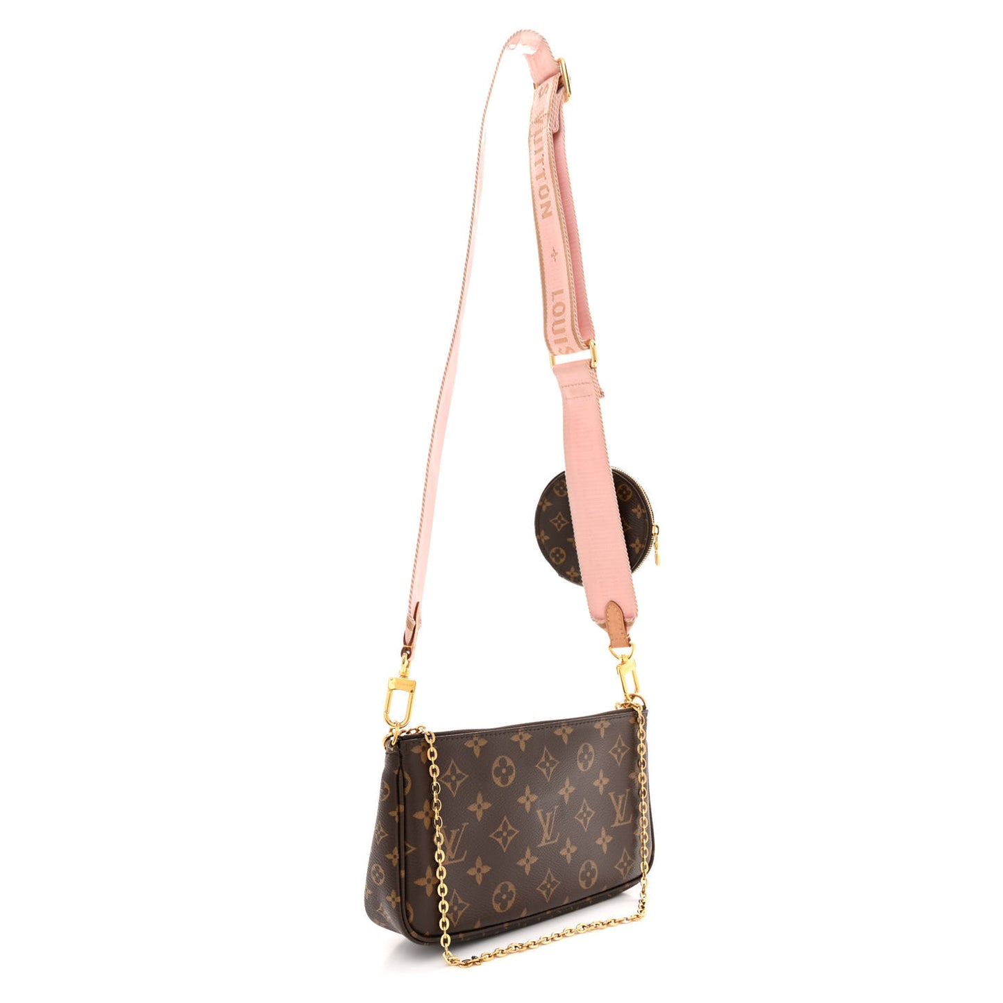 Monogram Multi Pochette Accessories Rose Clair