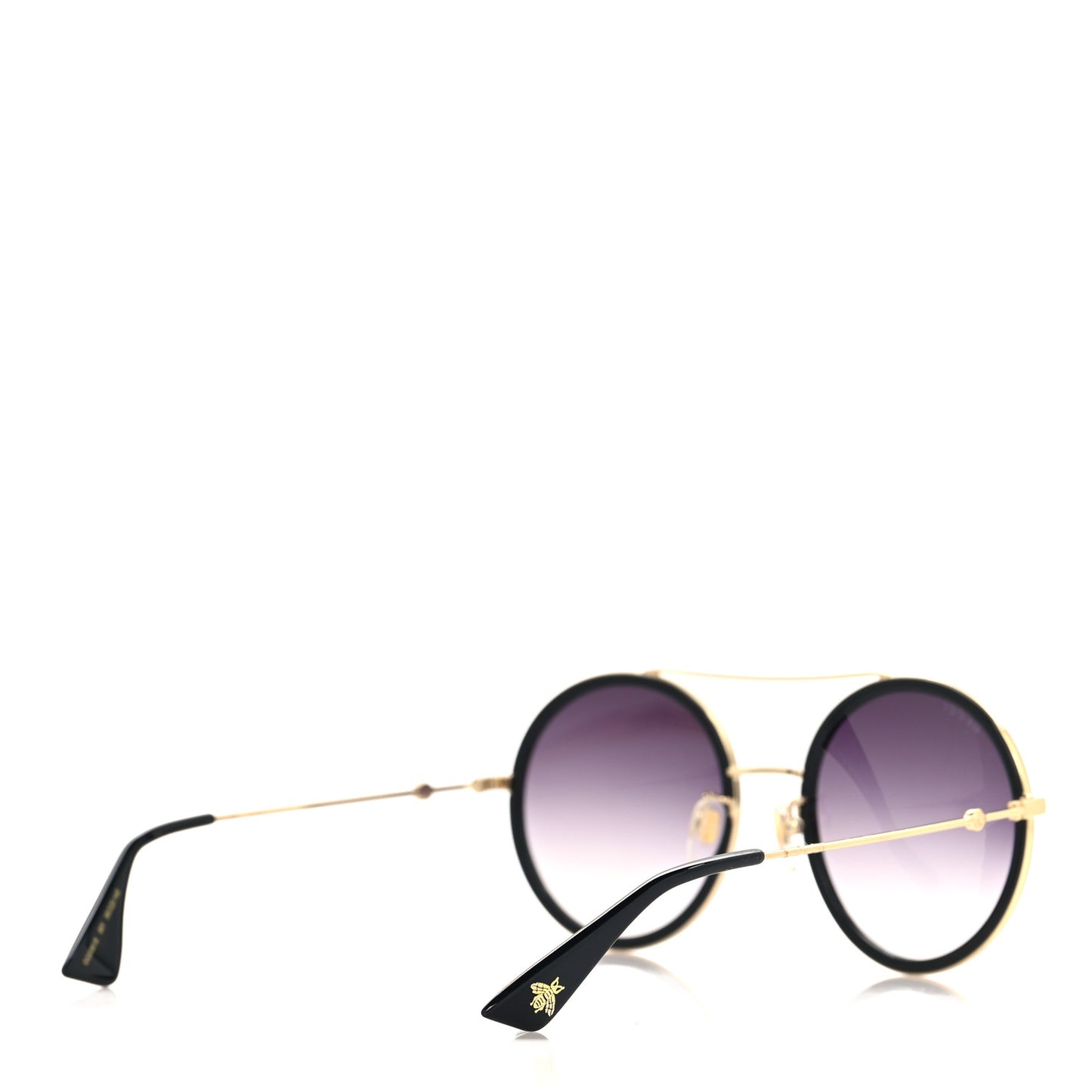 Metal Round Frame Sunglasses GG0061S Black