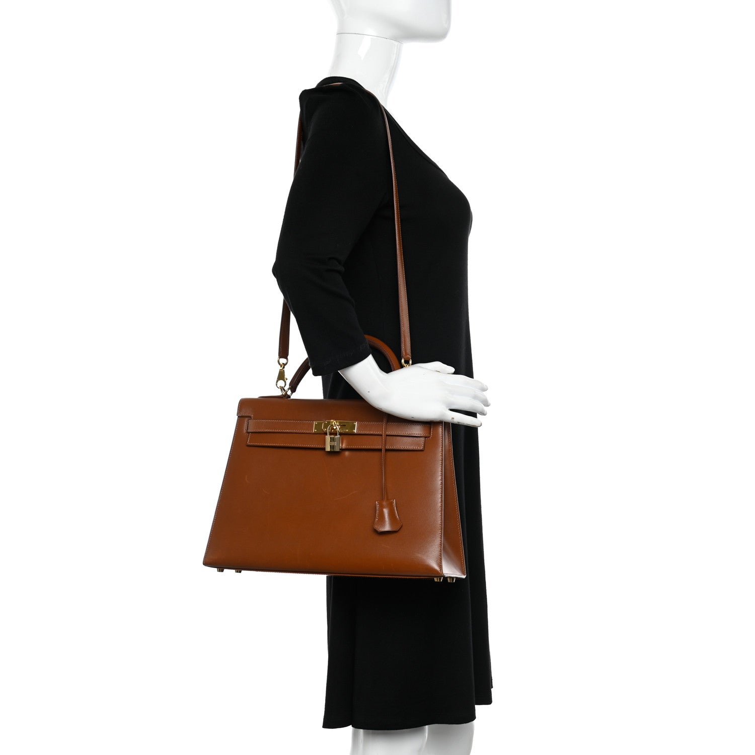 Hermes Box Kelly Sellier 32 Noisette 2 of 19