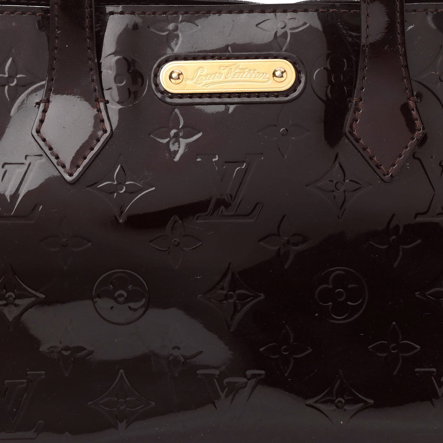 Louis Vuitton Vernis Wilshire PM Amarante 6 of 9