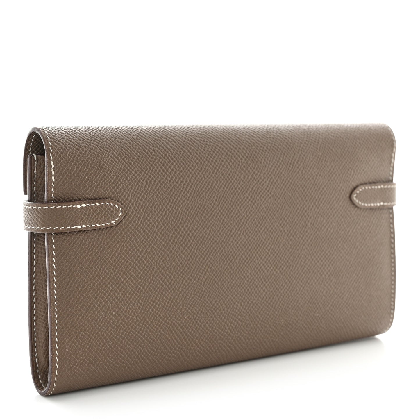 Epsom Kelly Longue Wallet Etoupe