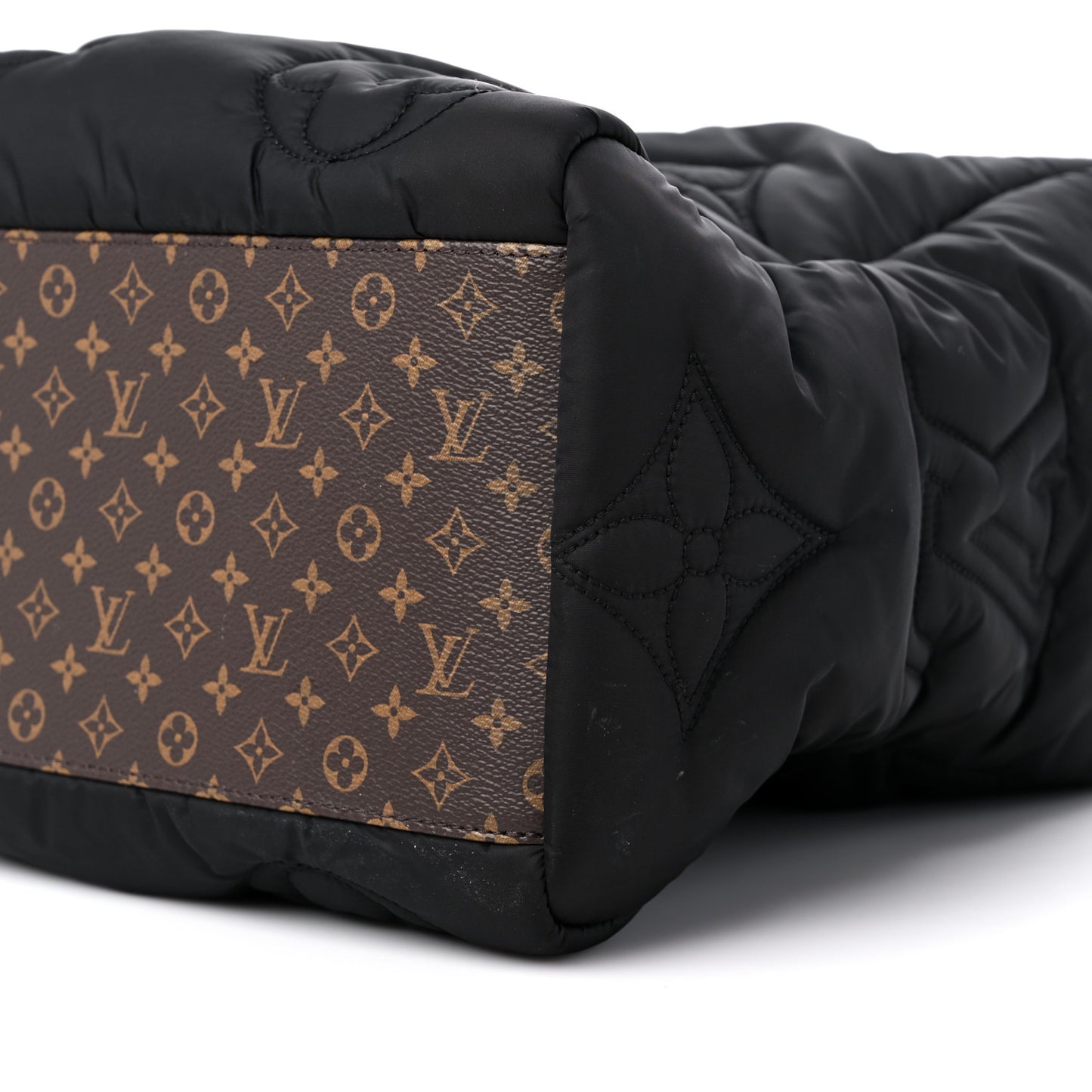 Econyl Monogram Pillow Giant Onthego MM Black