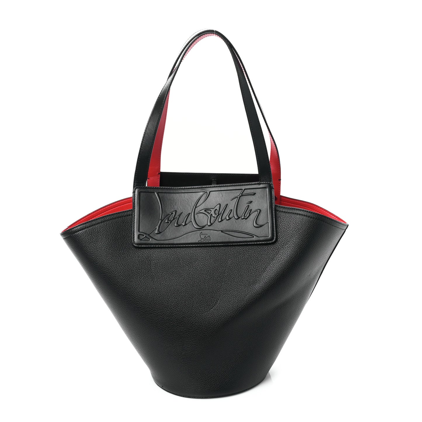 Calfskin Loubishore Tote Black