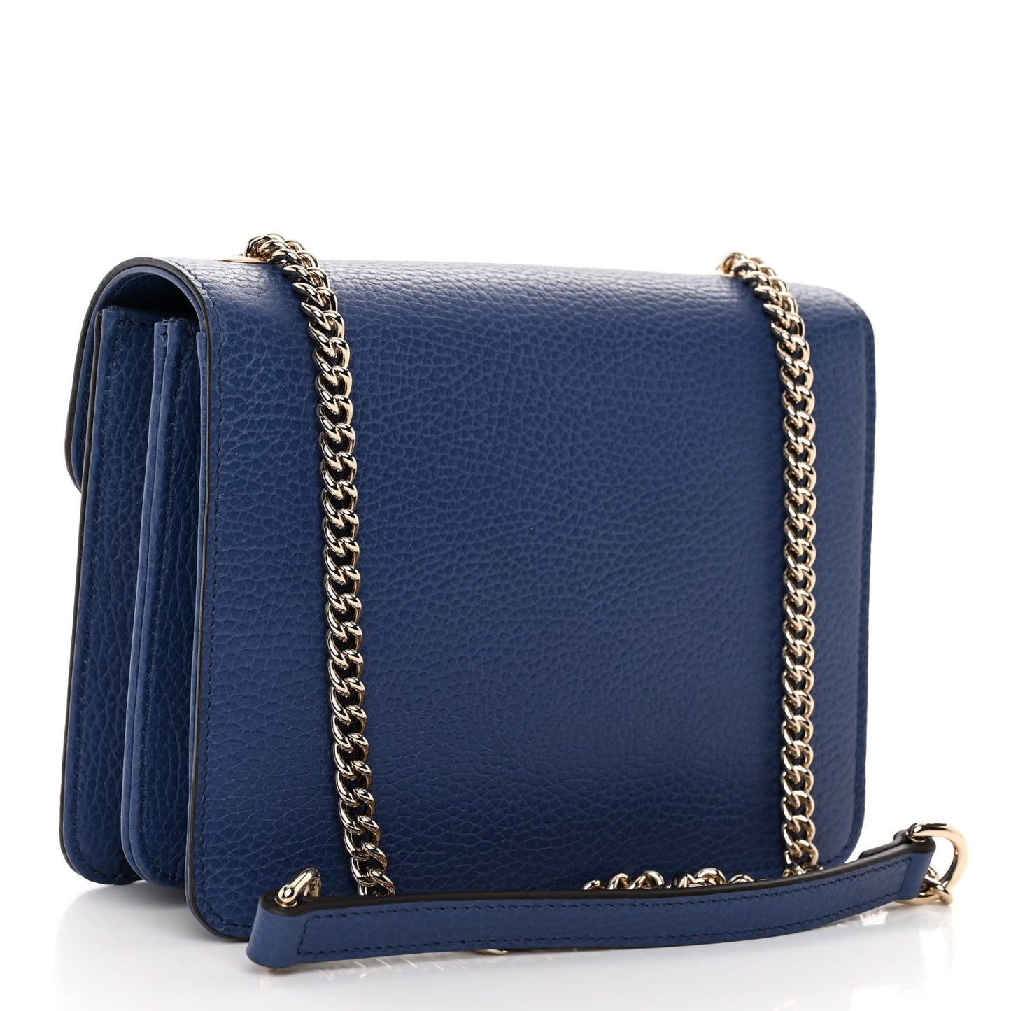Dollar Calfskin Small Interlocking G Shoulder Bag Caspian