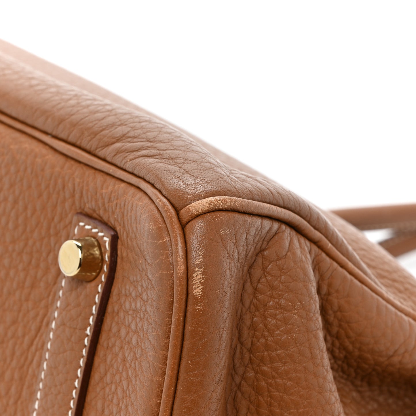 Taurillon Clemence Birkin 35 Gold