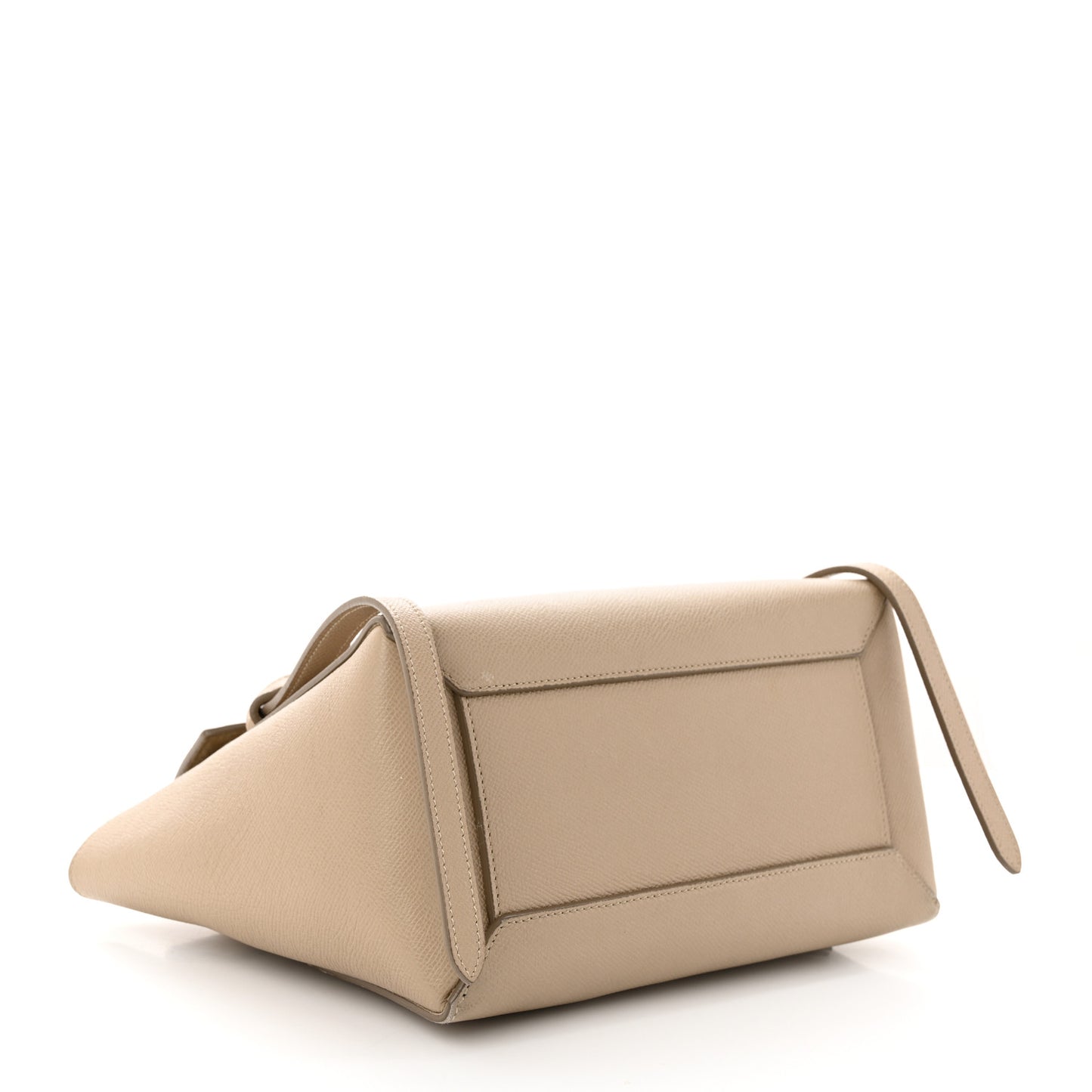 Grained Calfskin Micro Belt Bag Light Taupe