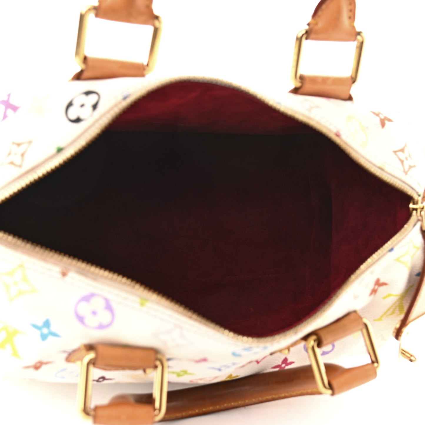 Monogram Multicolor Speedy 30 White