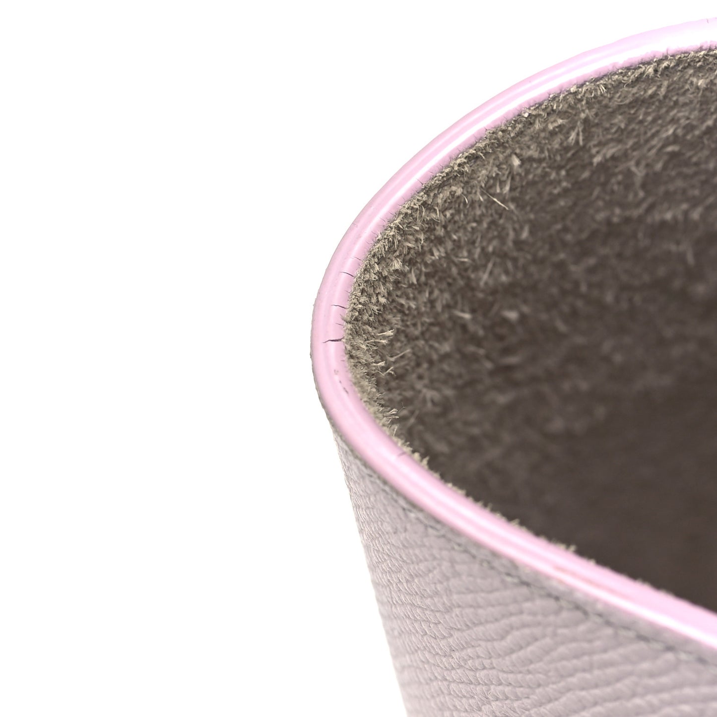 Grained Calfskin Nano Belt Bag Lavender Grey