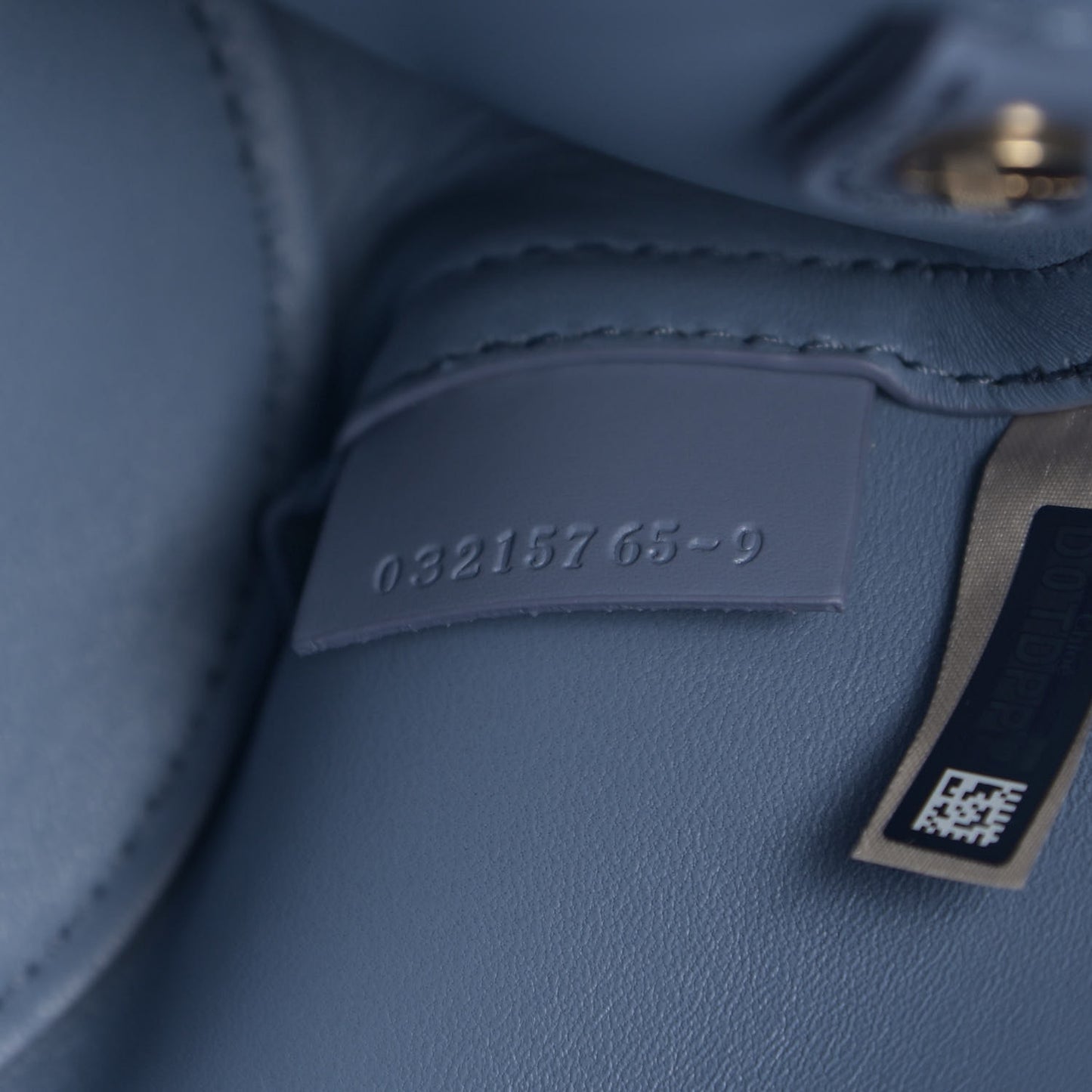 Smooth Calfskin Tulip Bucket Bag Gentle Blue