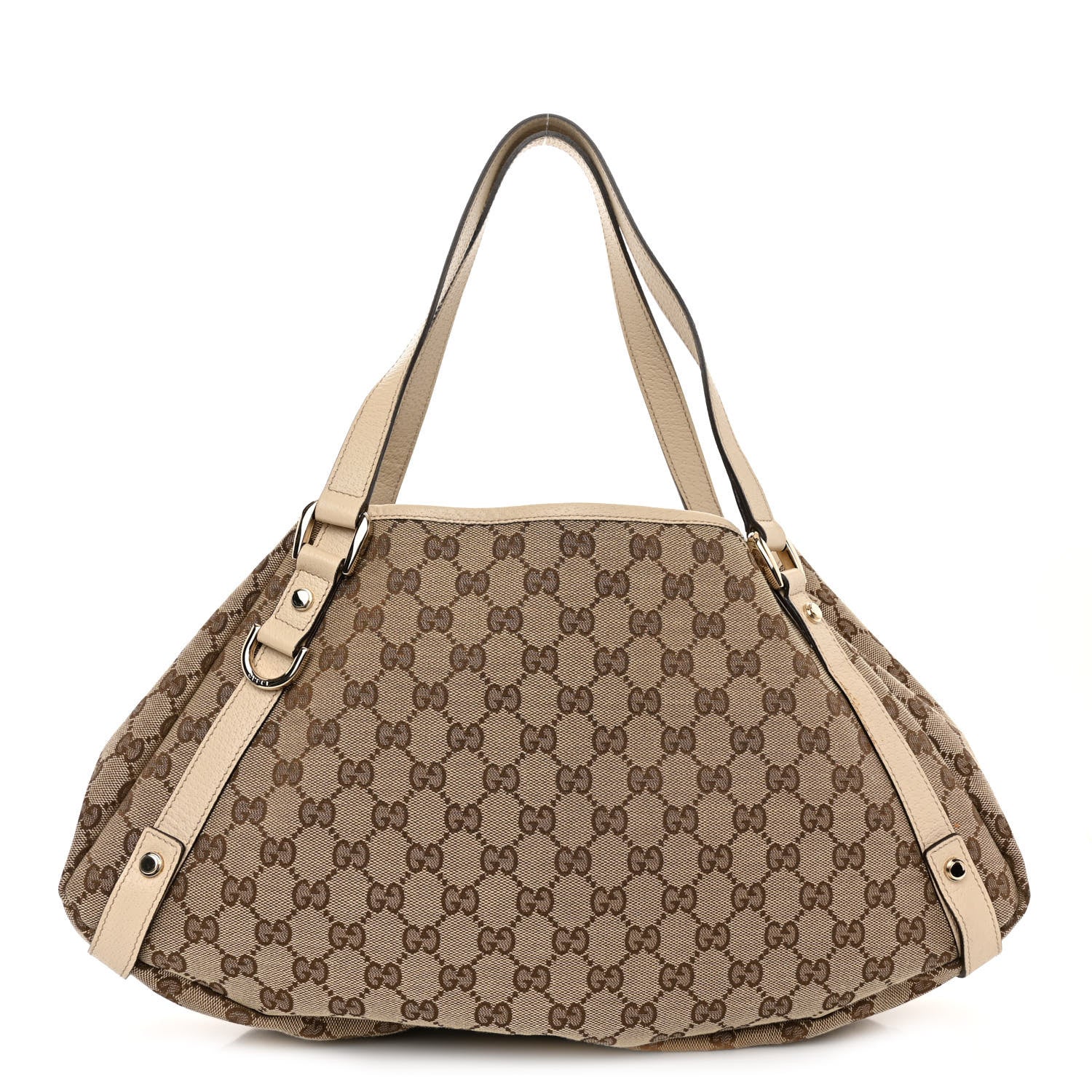 Gucci Monogram Abbey Medium Shoulder Bag Beige 1466074 – FASHIONPHILE