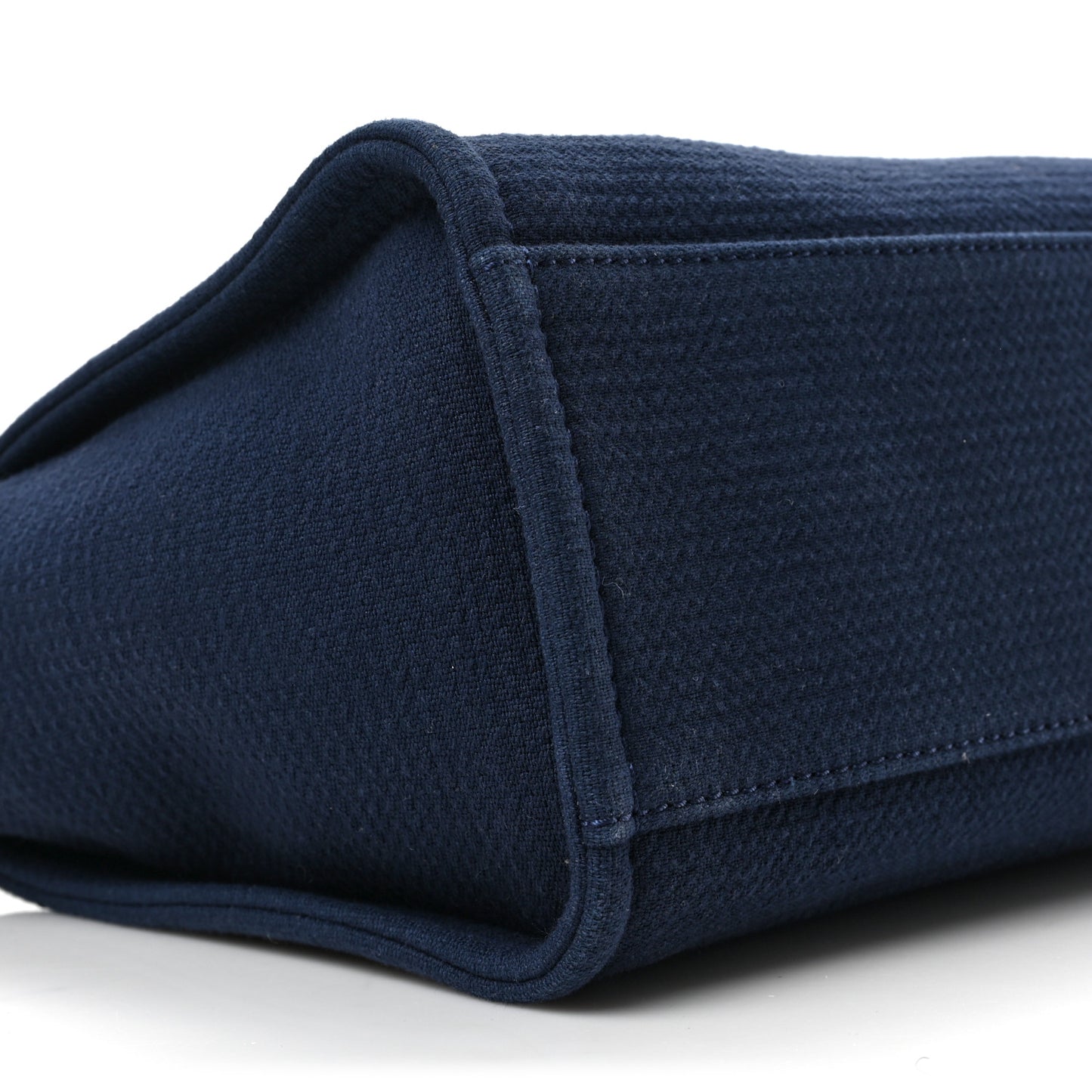 Mixed Fibers Small Deauville Tote Navy Blue