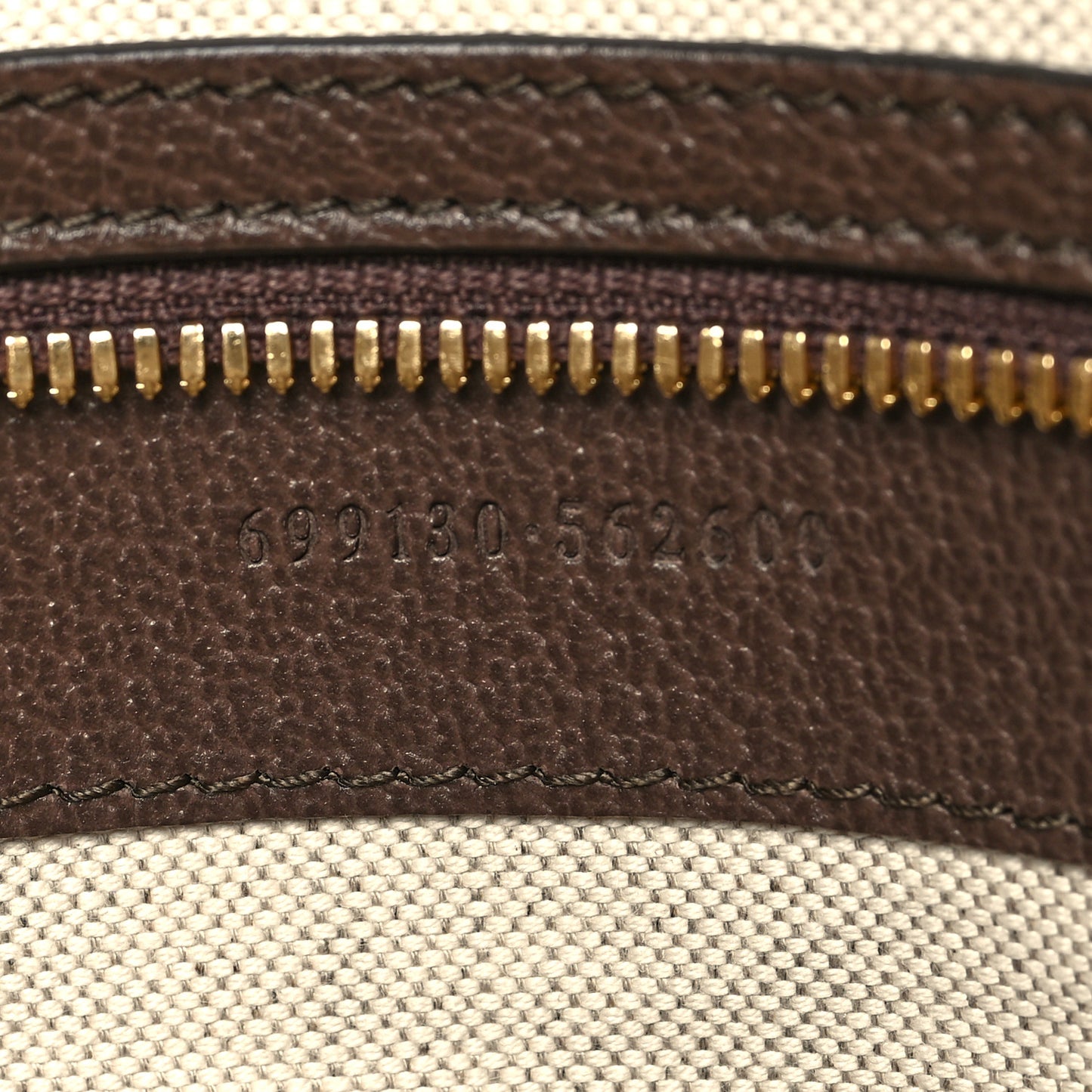 Monogram Jumbo GG Textured Dollar Calfskin Web Wristlet Messenger Bag Camel Ebony New Acero
