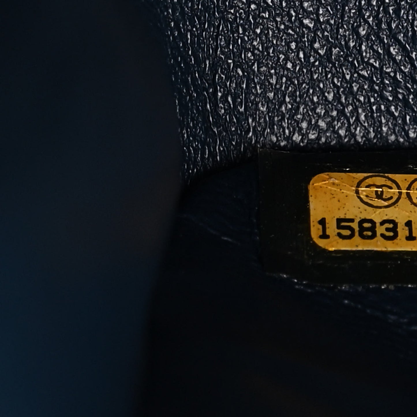 Caviar Quilted Medium Double Flap Blue