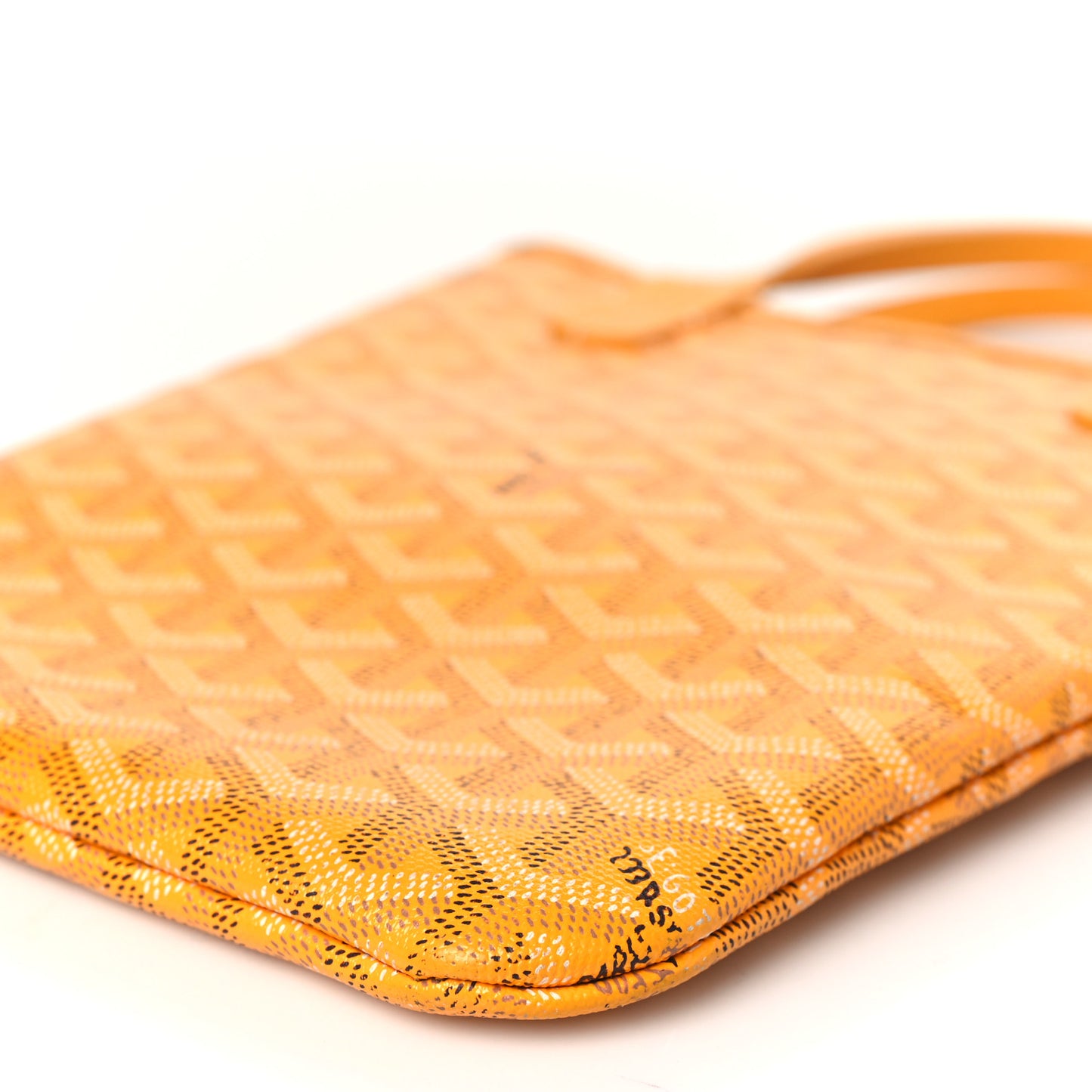 Goyardine Poitiers Claire Voie Tote Yellow