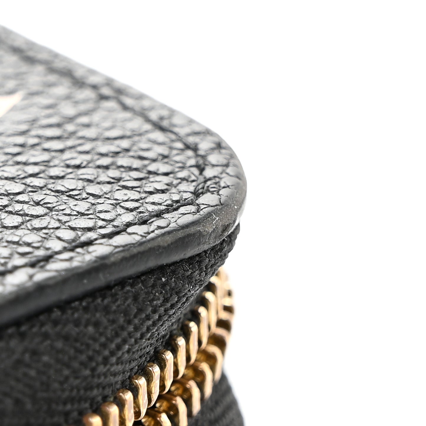 Empreinte Monogram Giant Zippy Coin Purse Black Beige