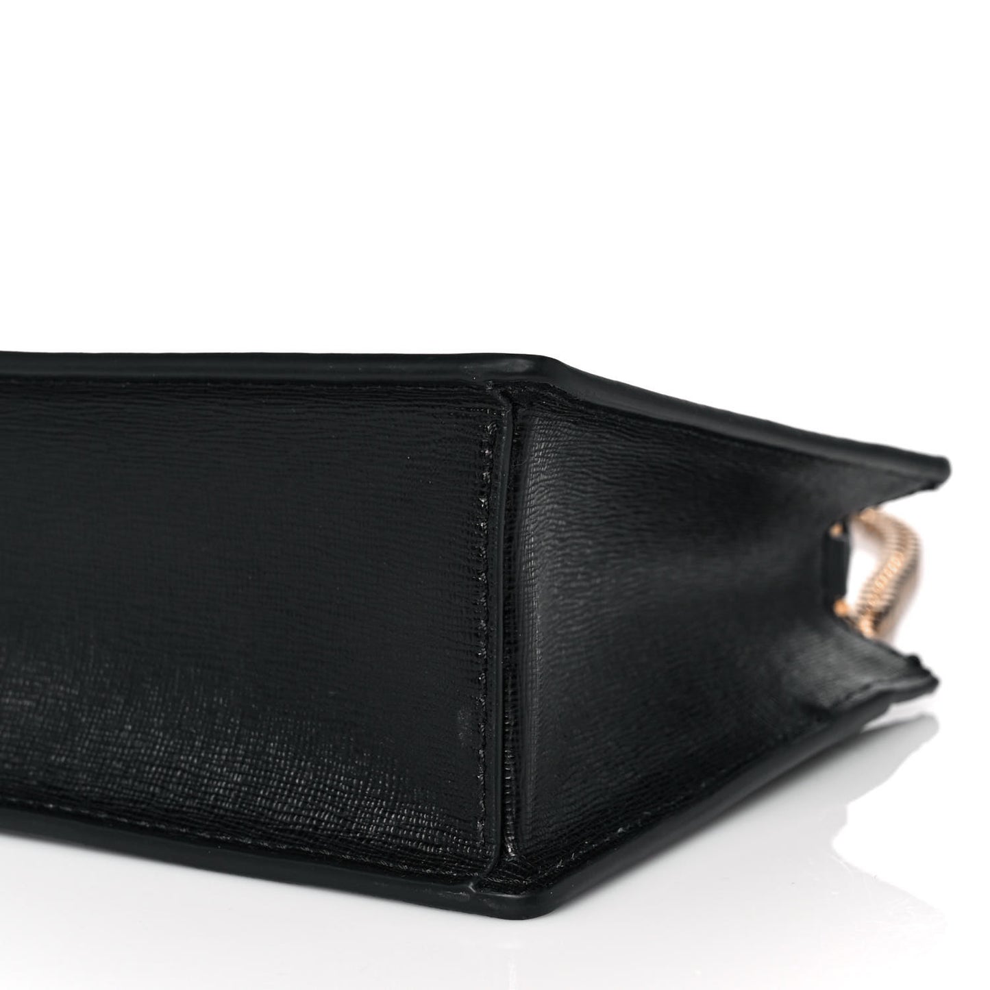 Saffiano Virtus Small Shoulder Bag Black