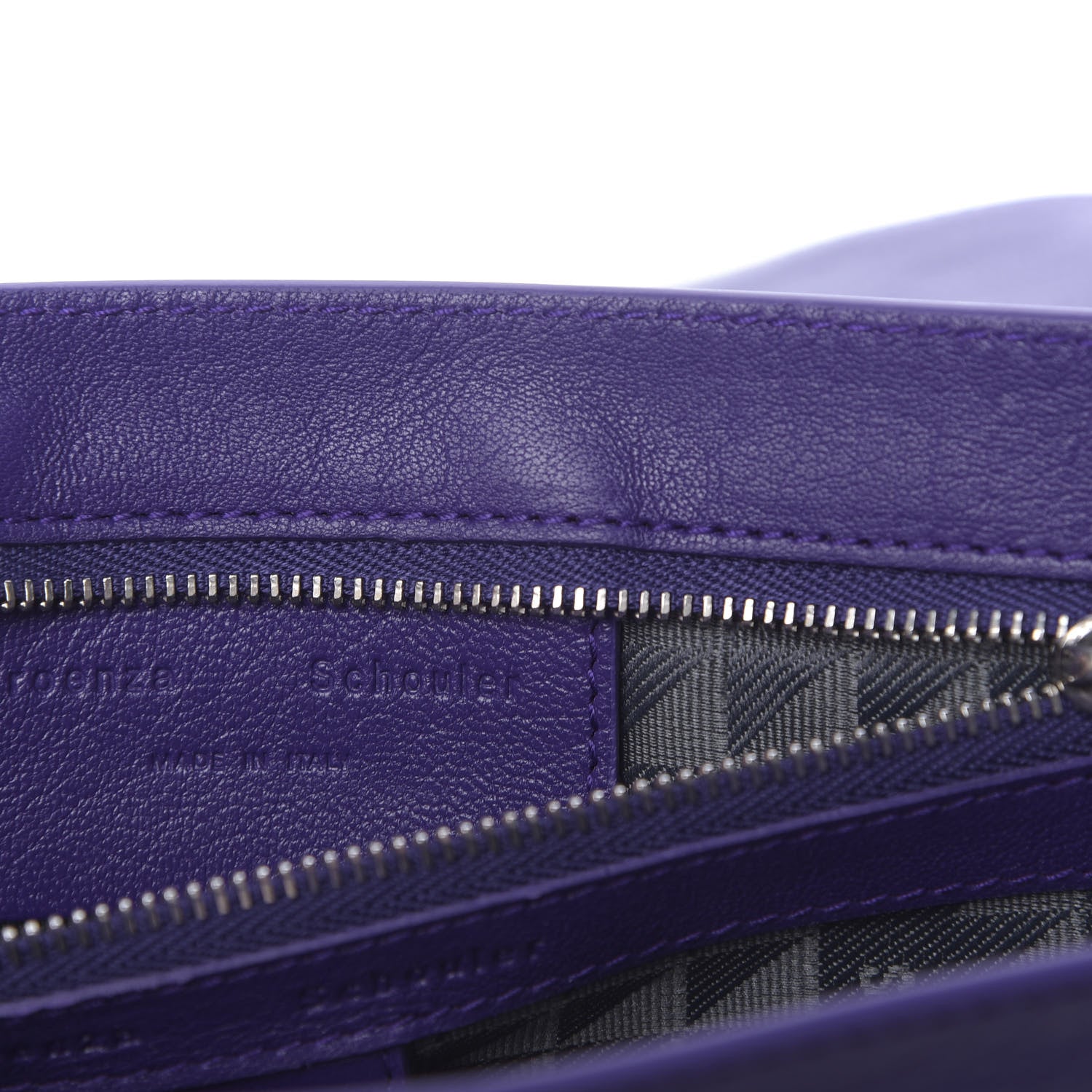 Proenza Schouler Lambskin Medium PS1 Satchel Amethyst 10 of 13
