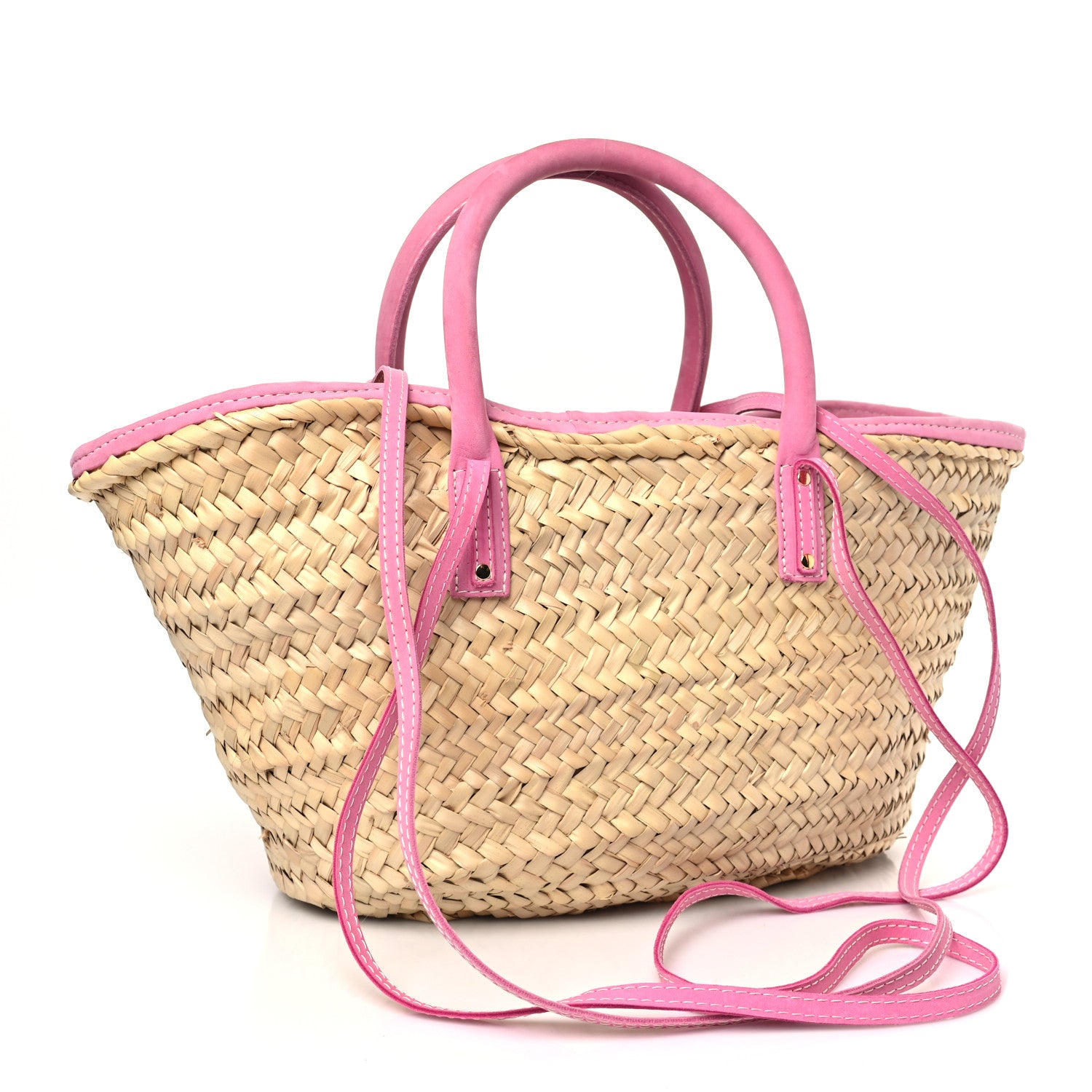 Jacquemus Raffia Le Panier Soli Pink 3 of 7