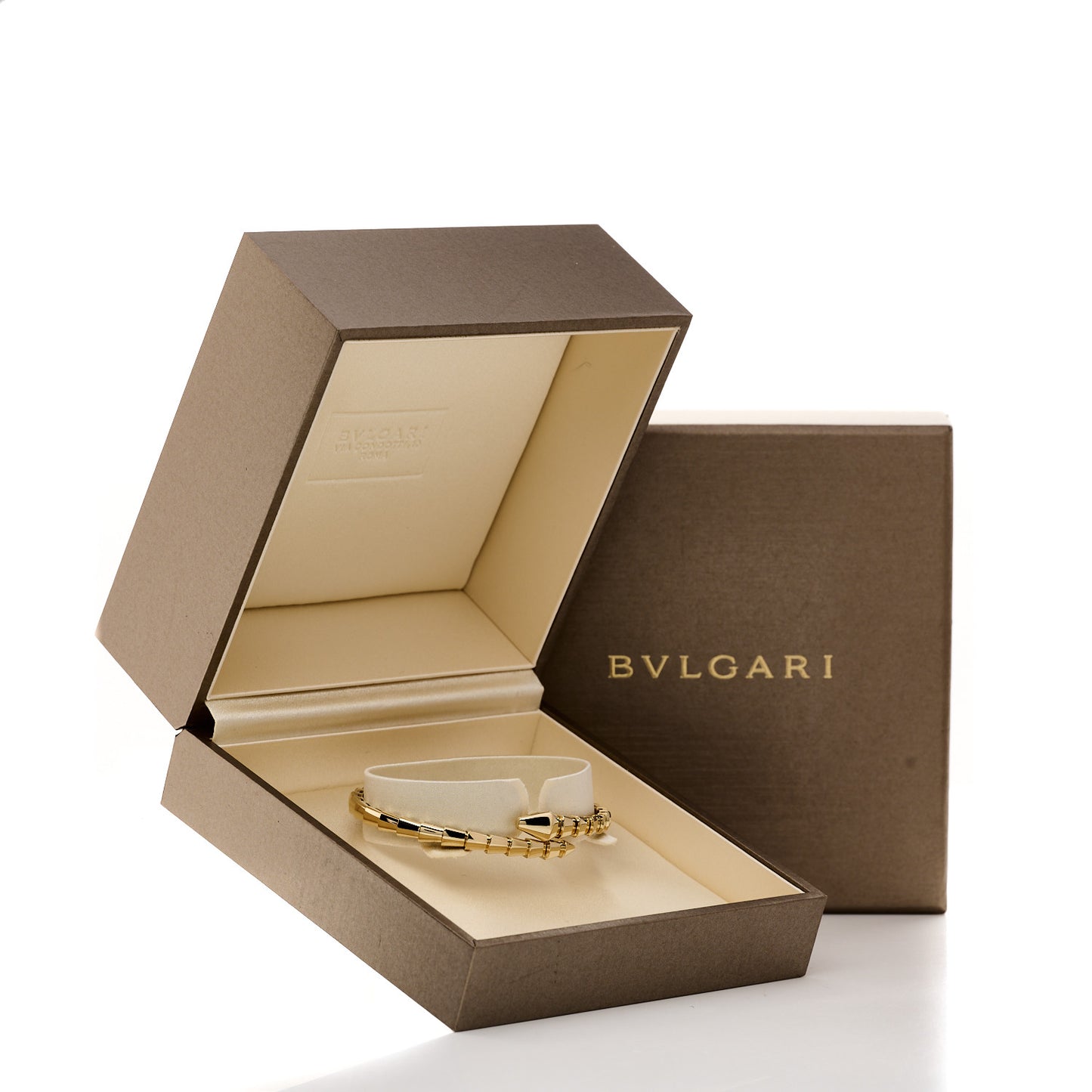 18K Yellow Gold Serpenti Viper Bracelet M