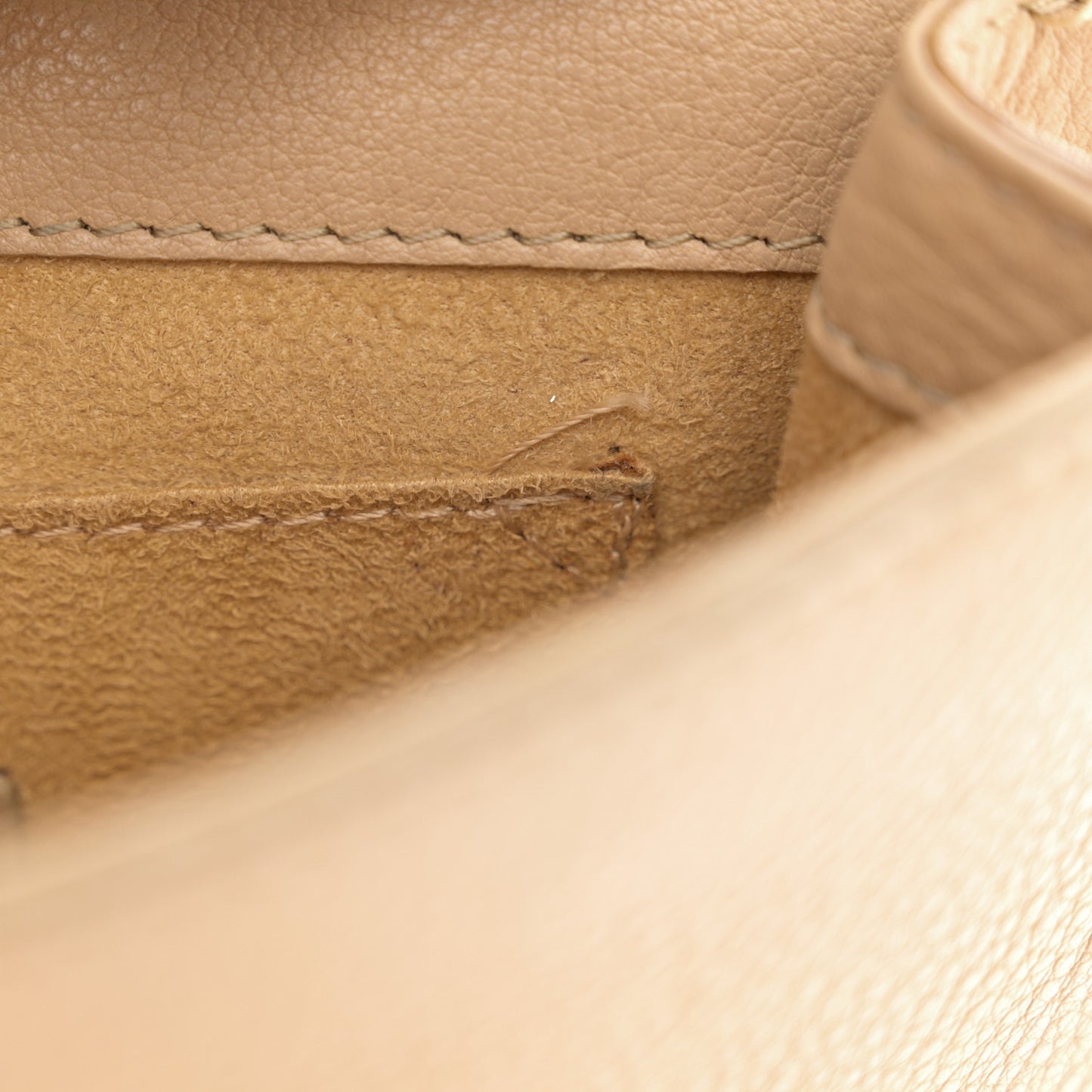 Calfskin Rebel Crossbody Bag Beige