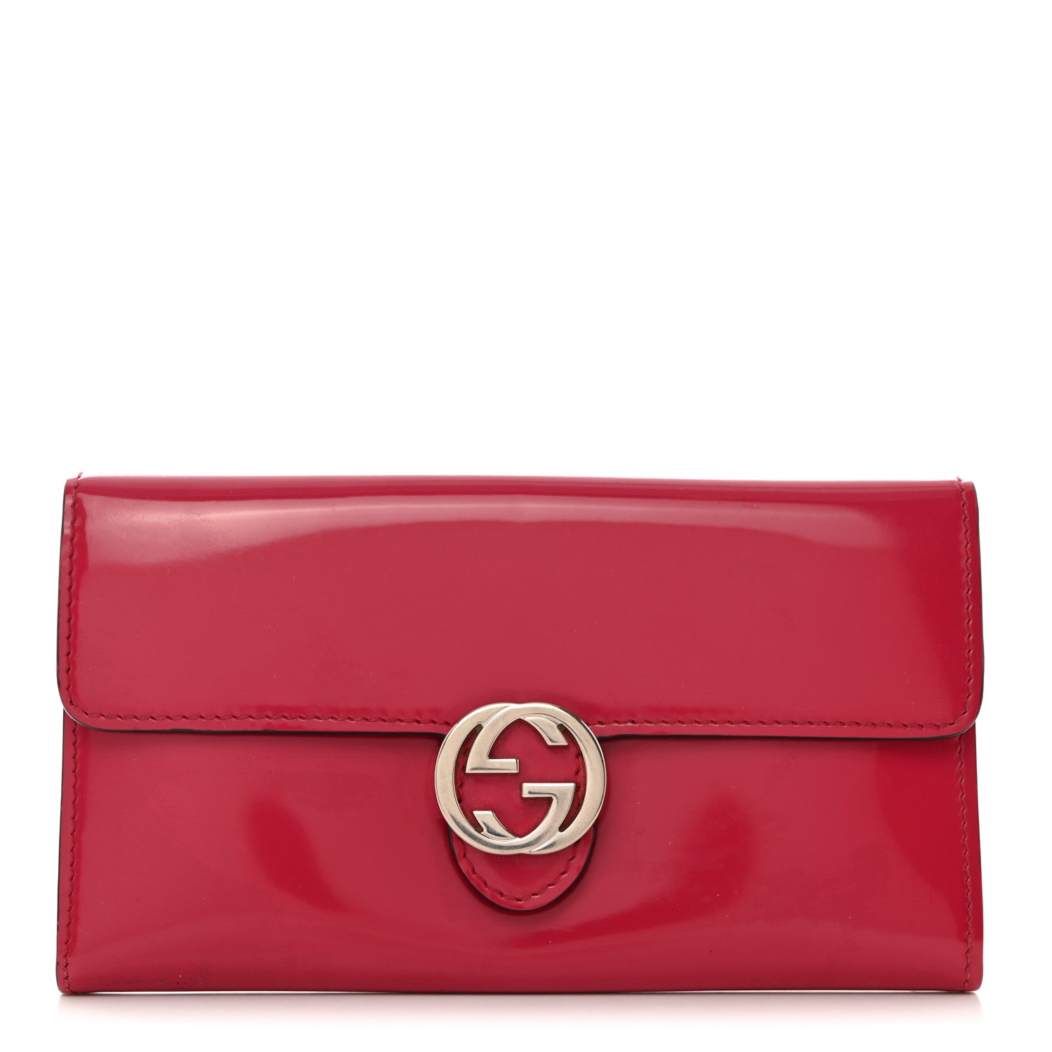 Gucci Shade Lux Calfskin Icon Continental Wallet Petunia 1 of 8