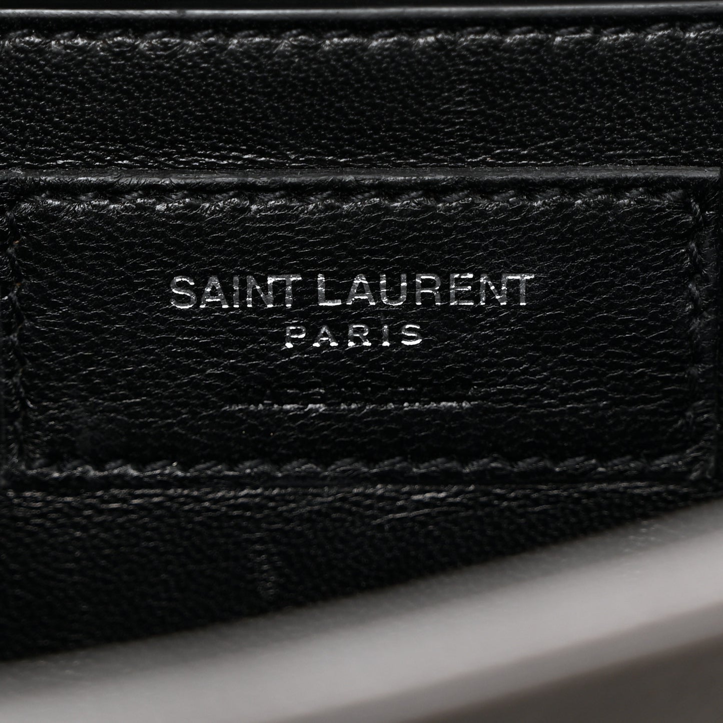Grain De Poudre Medium Classic Monogram Kate Satchel Earth Grey