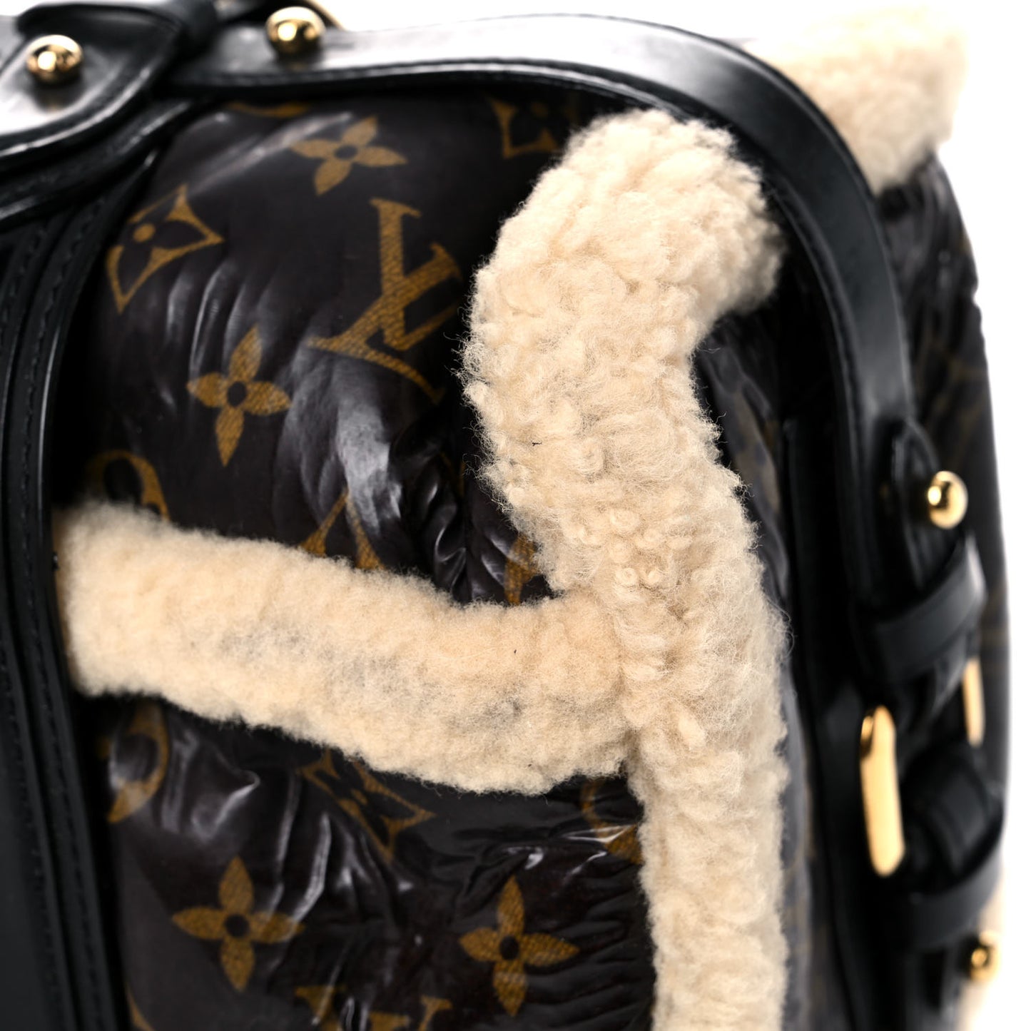 Monogram Shearling Storm Bag