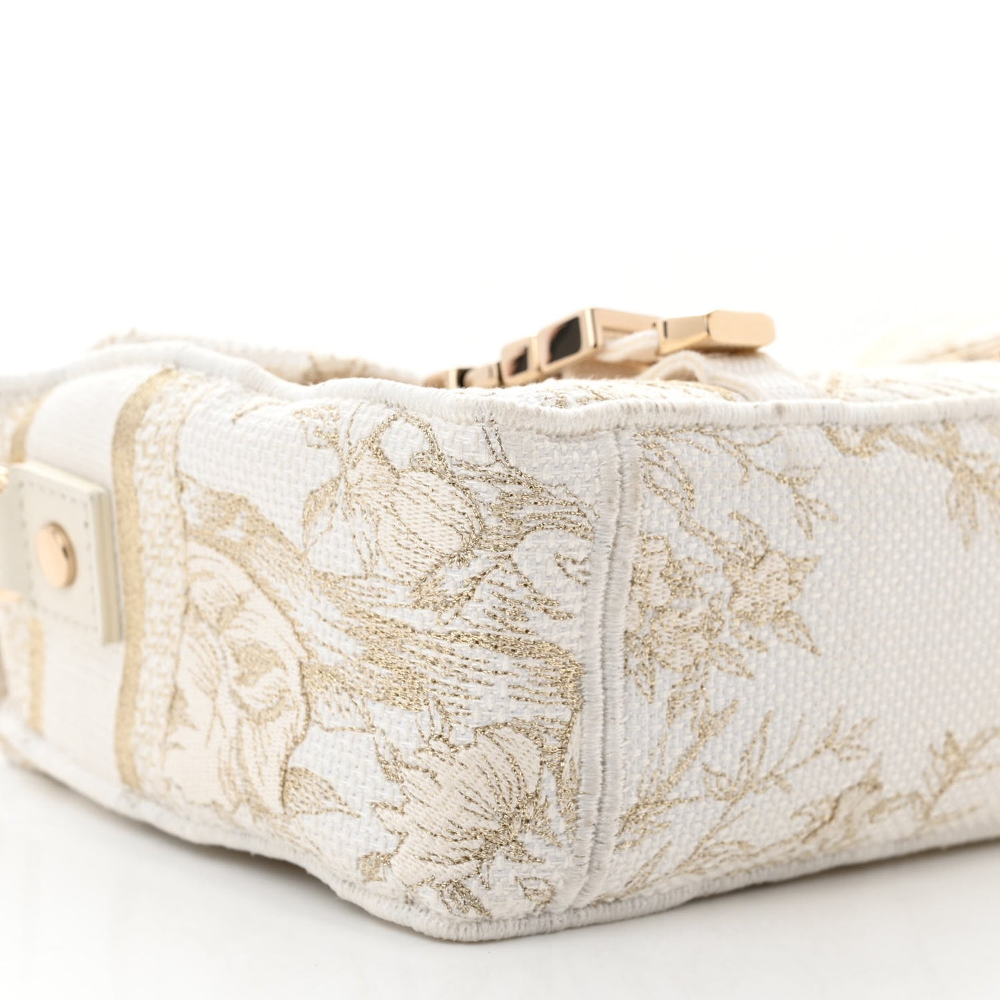 Canvas Diorcamp Messenger White Gold