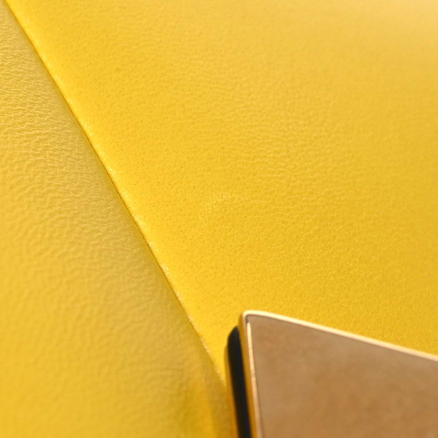 Nappa One Stud Chain Clutch Yellow