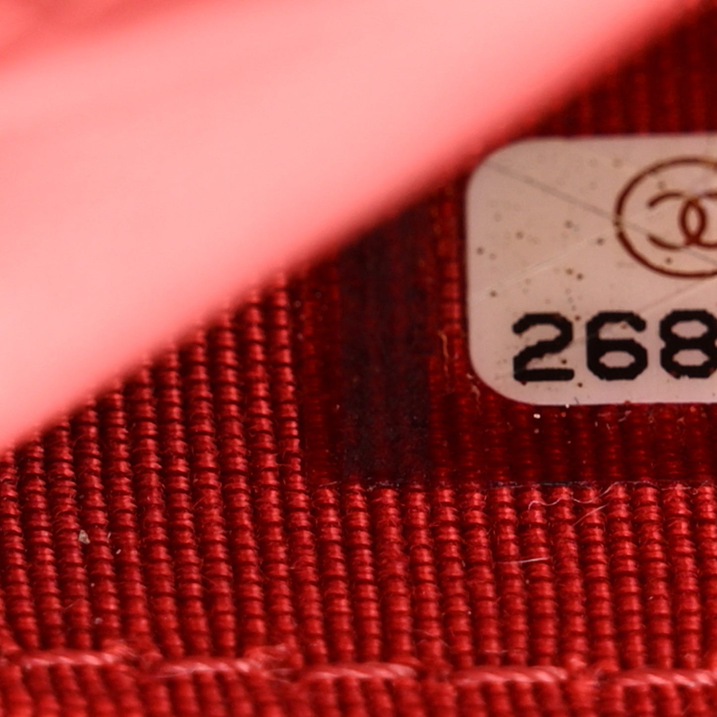 Aged Calfskin Quilted 2.55 Reissue Wallet On Chain WOC Red