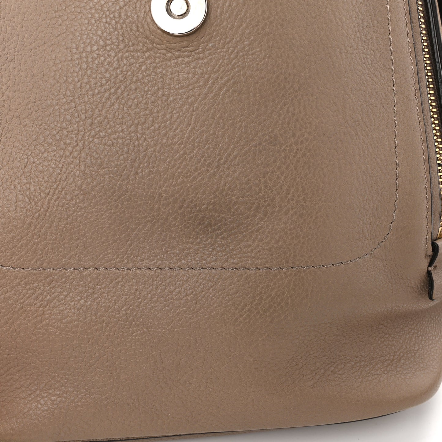 Suede Calfskin Medium Faye Backpack Motty Grey