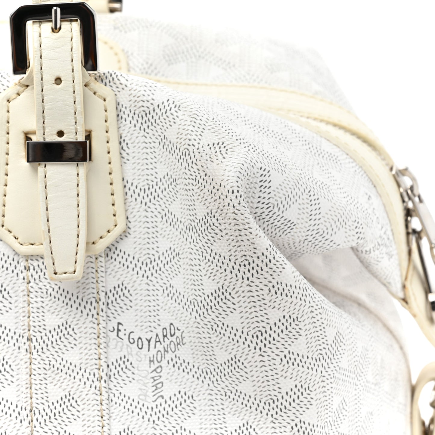 Goyardine Boeing 30 White