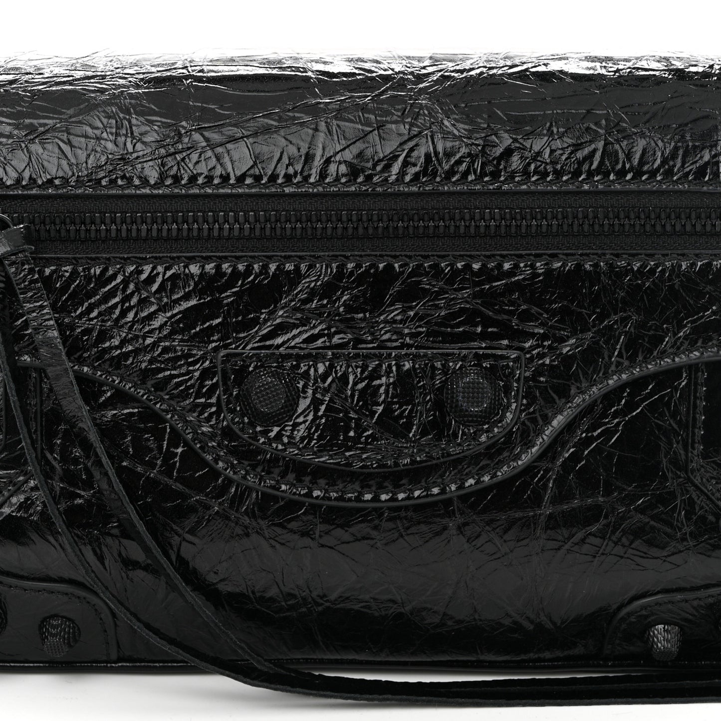 Agneau Arena Small Le Cagole Sling Bag Black
